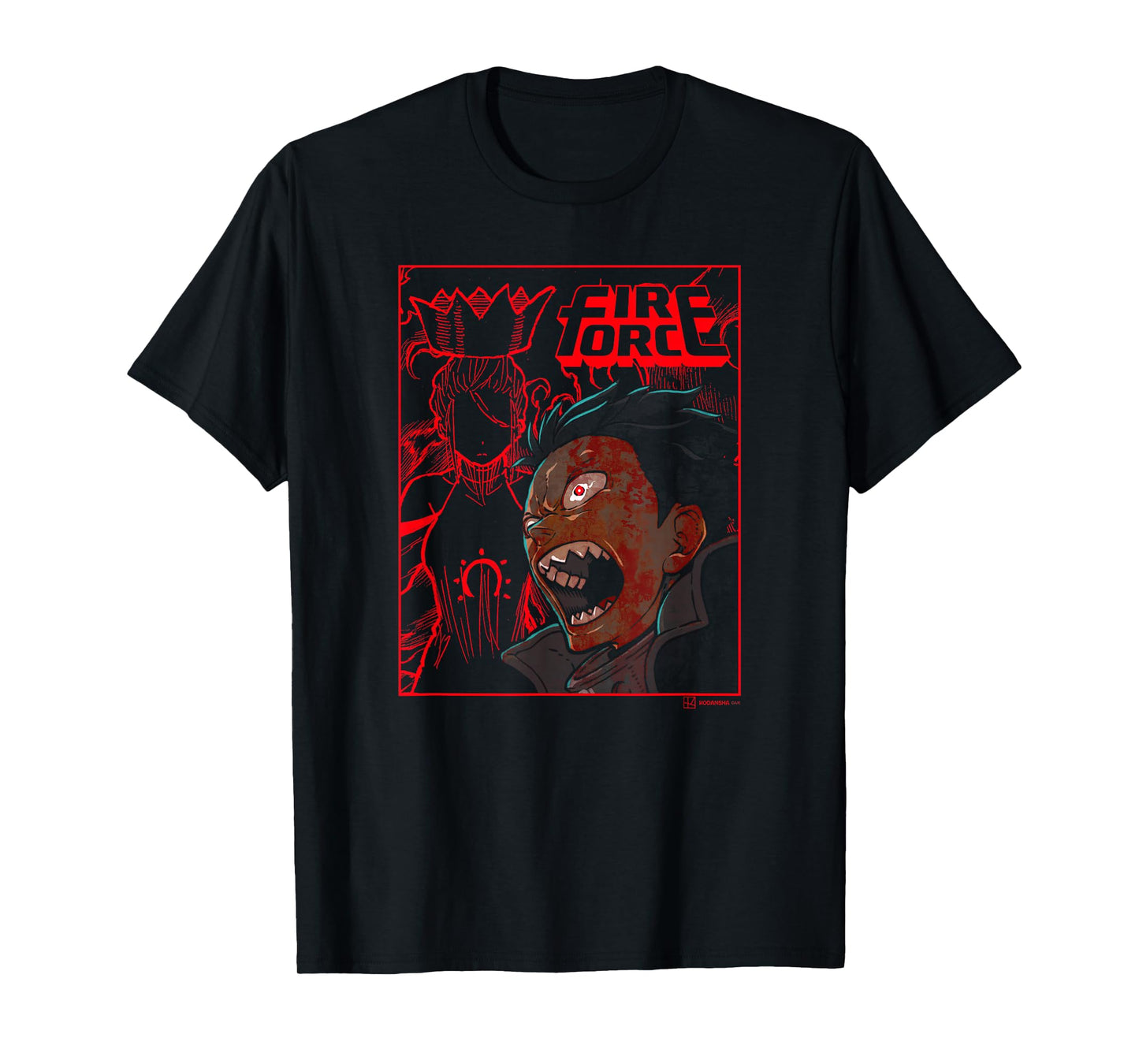Fire Force Shock Shinra Haumea Silhouette T-Shirt