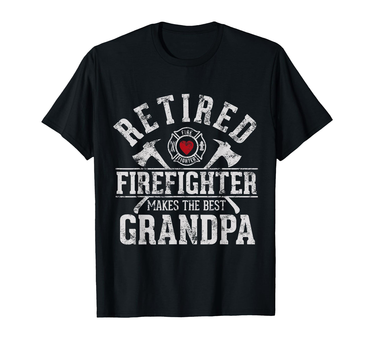 Retired firefighter makes the best grandpa Retirement gift T-Shirt