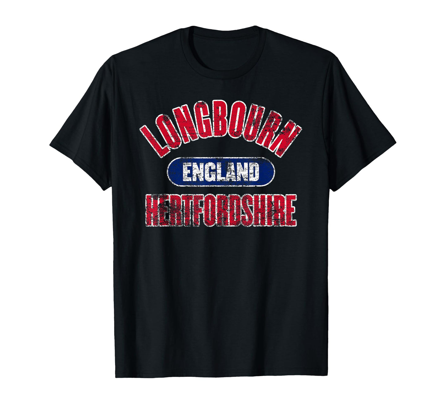 Longbourn Hertfordshire England Home of the Bennets Aged T-Shirt