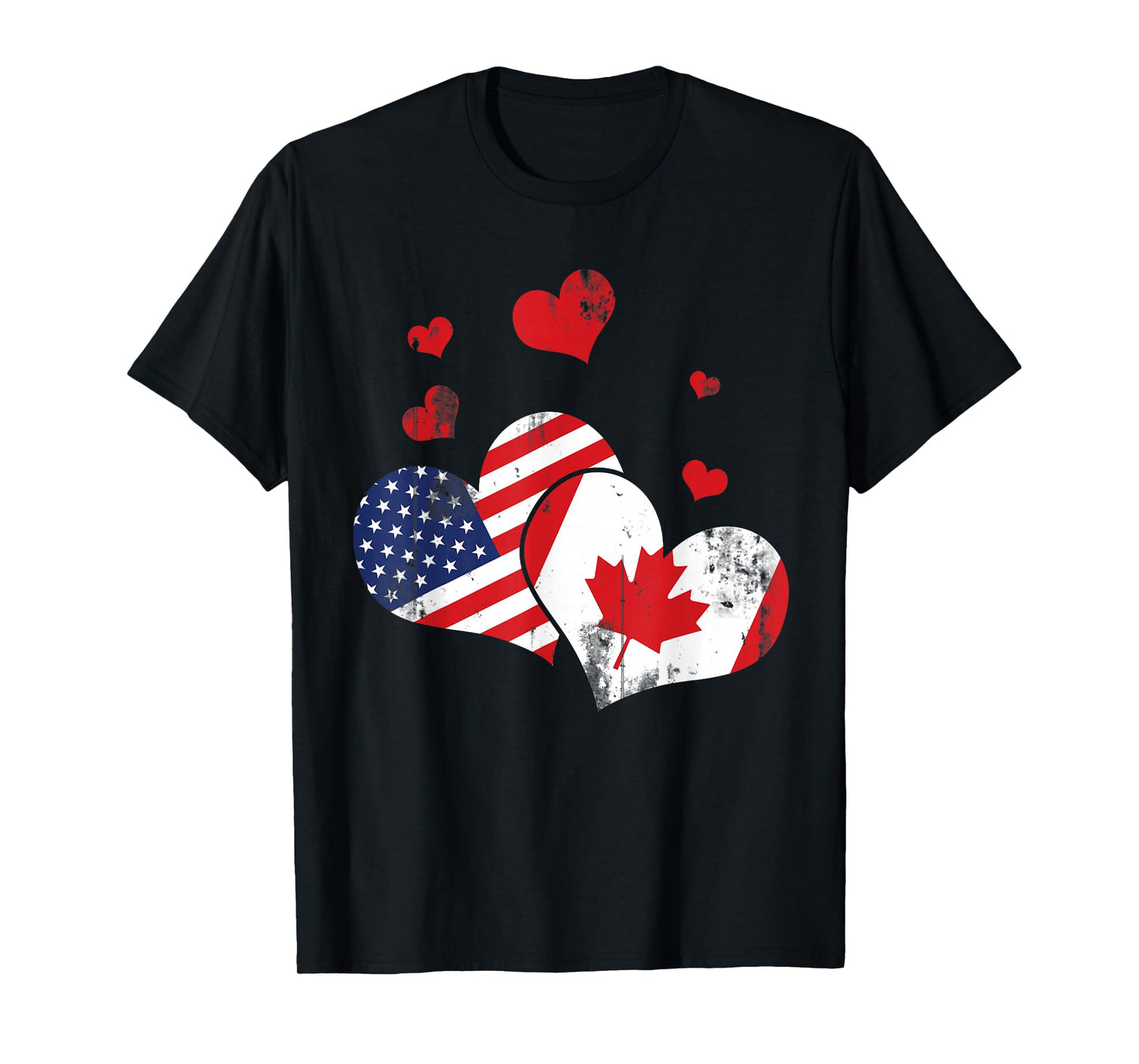 Valentine's Day Gift Maple Leaf Canada T-Shirt