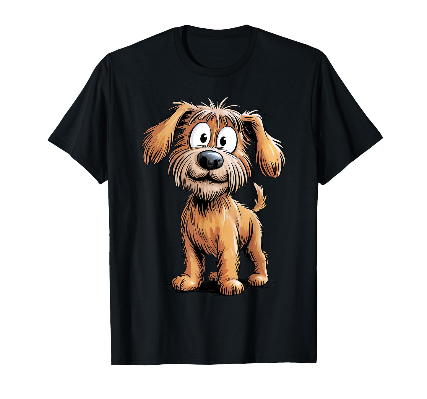 Funny Dog Lover Tee Women Men Cute Cartoon Animal Graphic T-Shirt