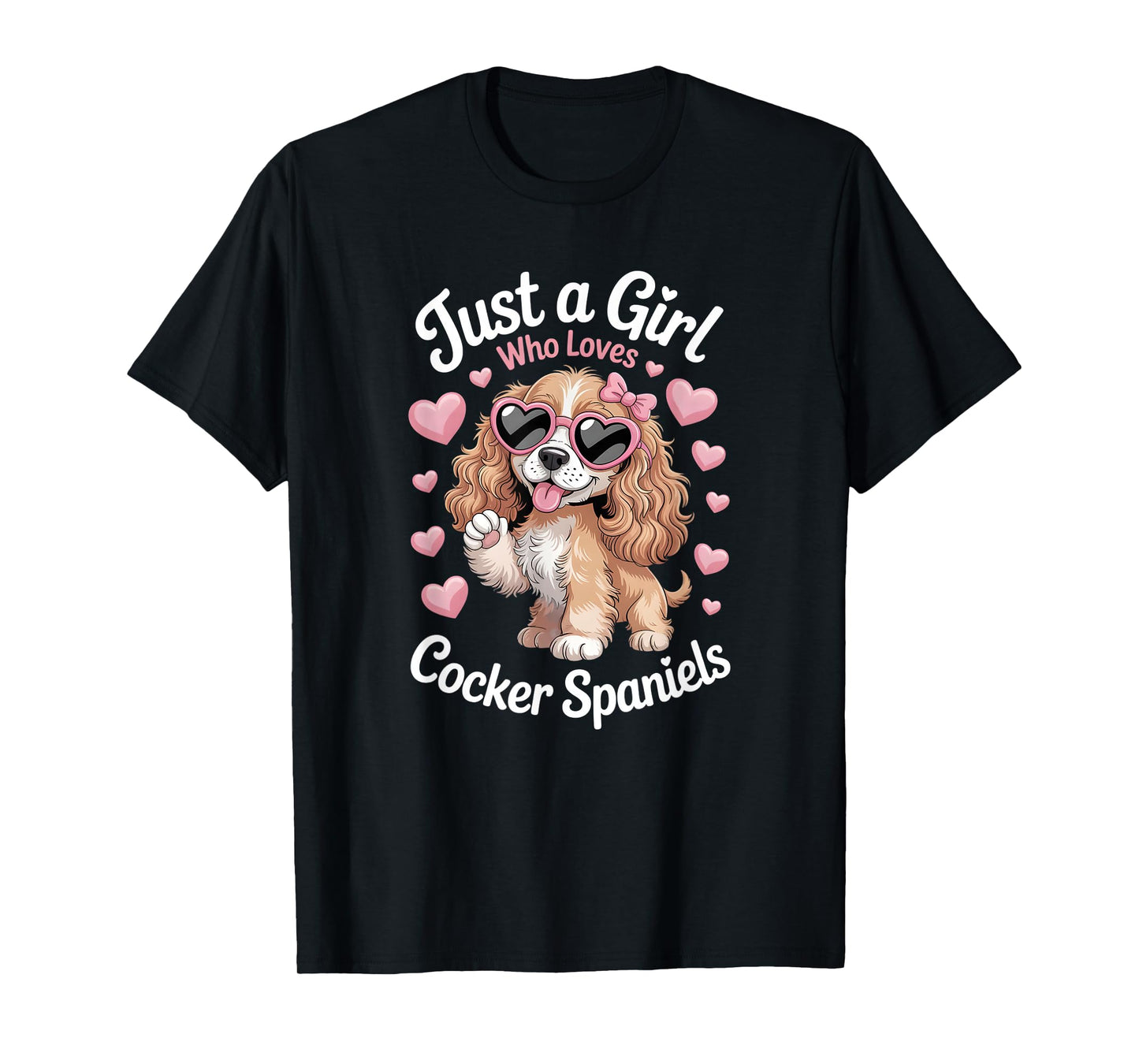 Girls Cocker Spaniel T-Shirt