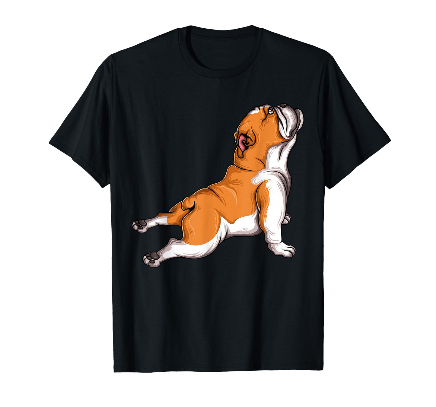 English Bulldog Yoga Mummy Dog Holder Gift Idea T-Shirt