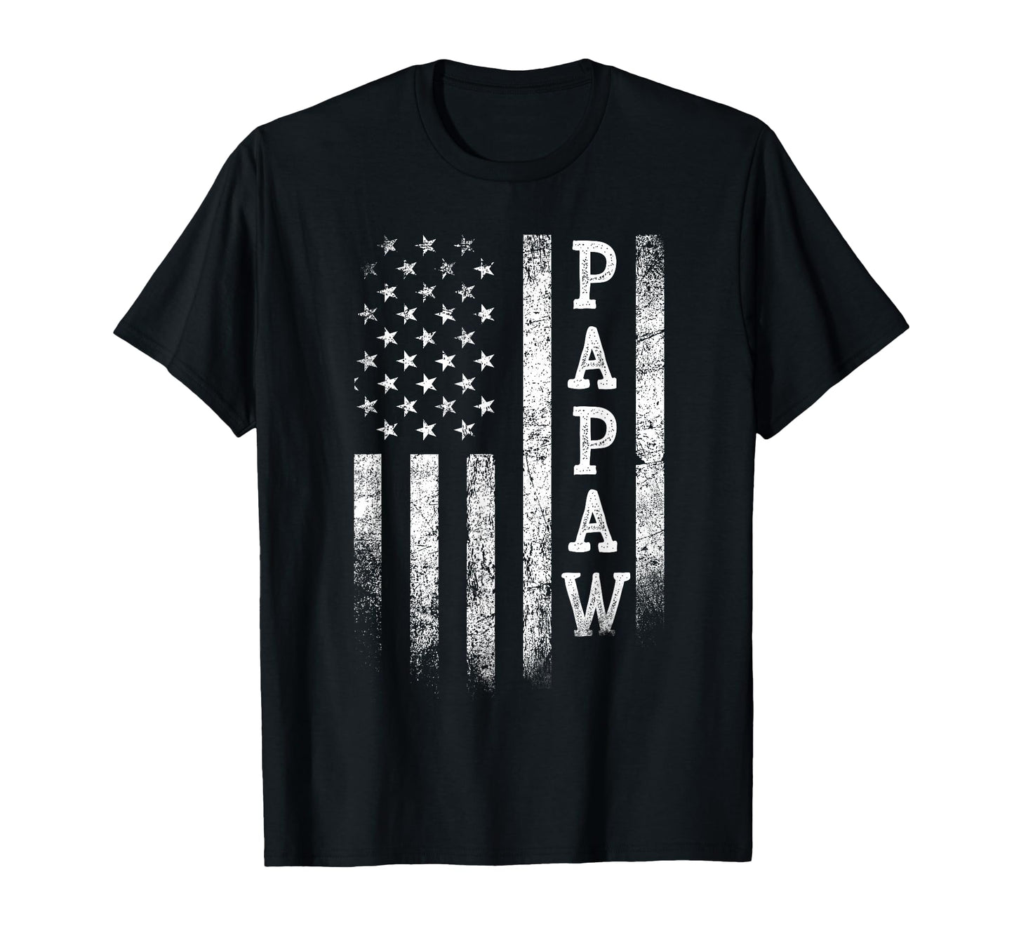 Papaw American Flag Papaw Gifts Patriotic Father's Day T-Shirt