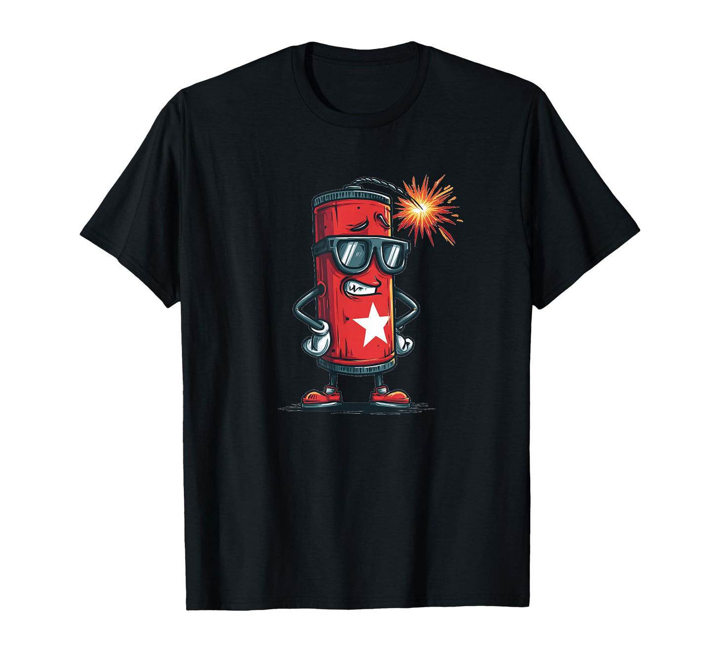 Funny TNT with Sunglasses for an Explosive Look T-Shirt