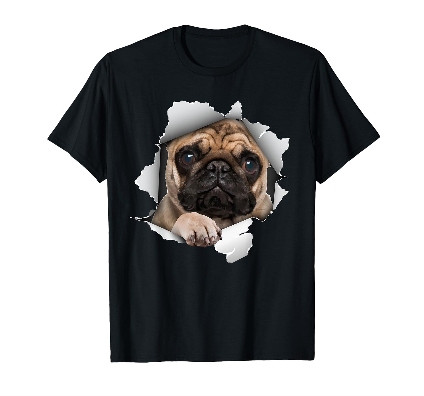 Cute Pug Design for Men Women Kids Pet Dog Breed Pug Lovers T-Shirt