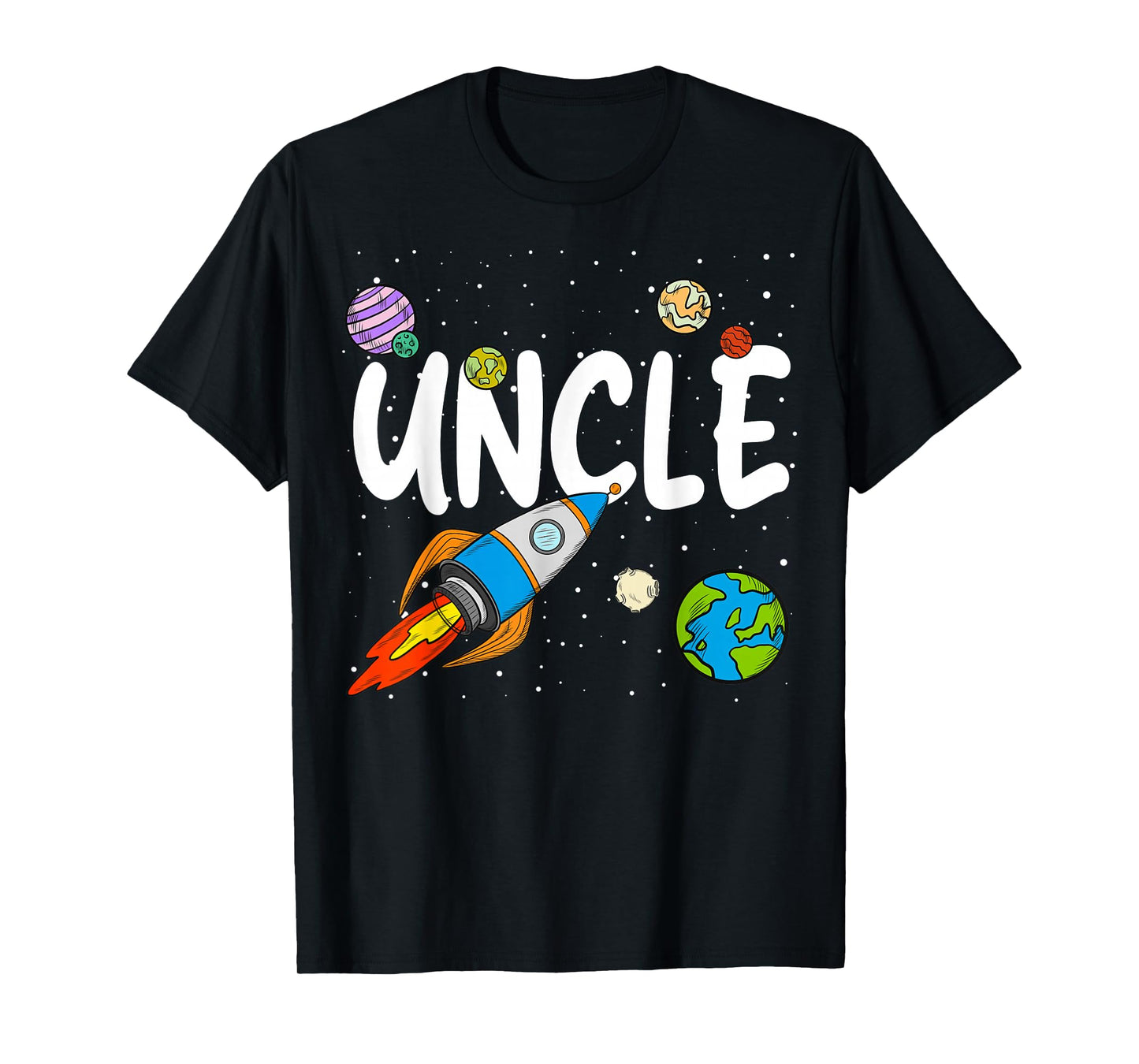 Brother of The Birthday Boy Rocket Space Outfit T-Shirt