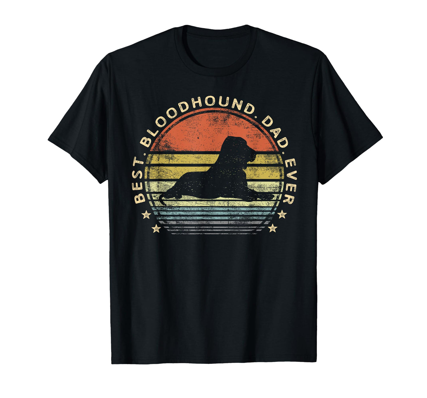 Best Bloodhound Dad Ever Dog Lover Gifts Pet Owner Daddy Men Kids T-Shirt