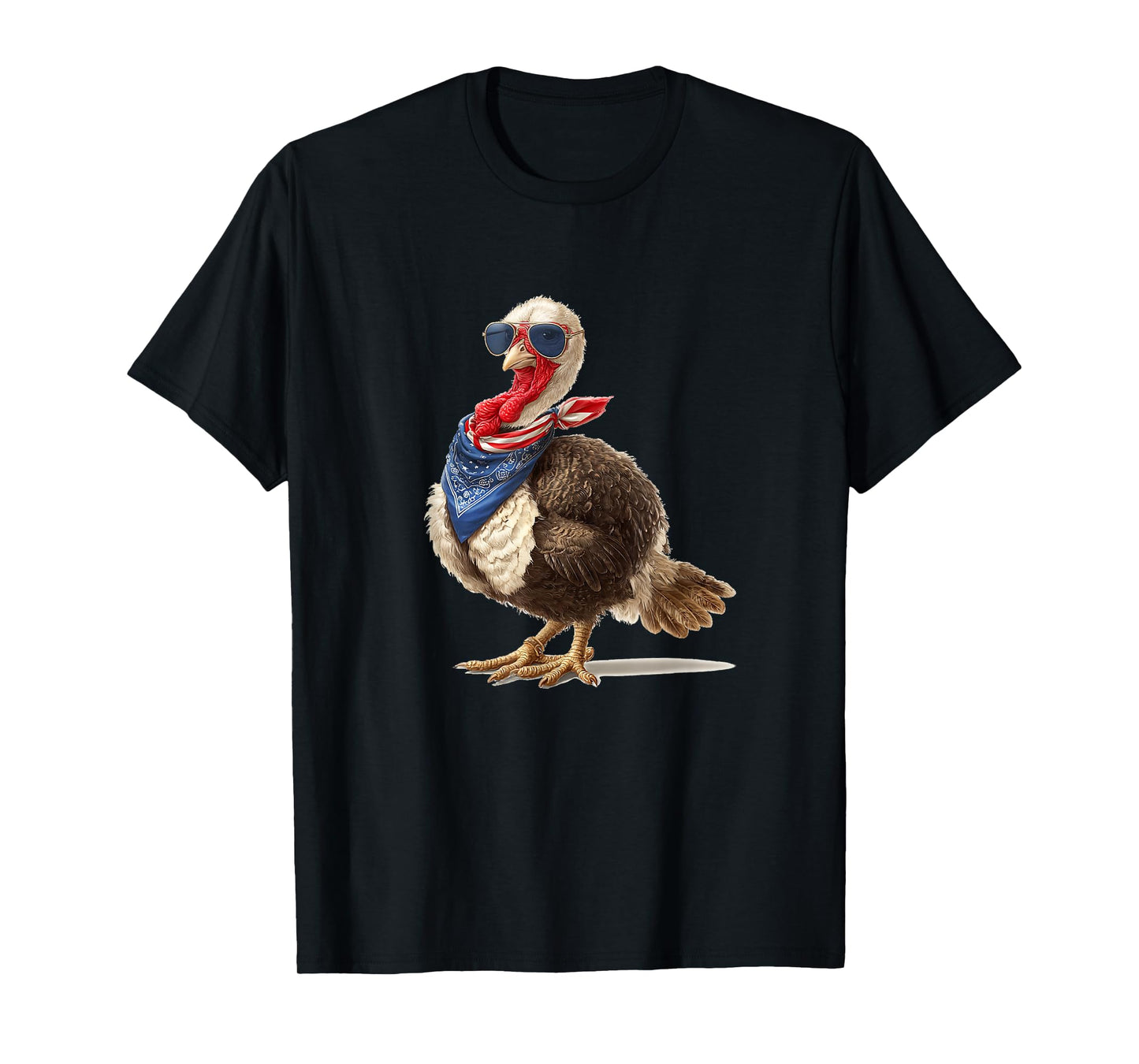 Cool Turkey Look with Badass Sunglasses Costume T-Shirt