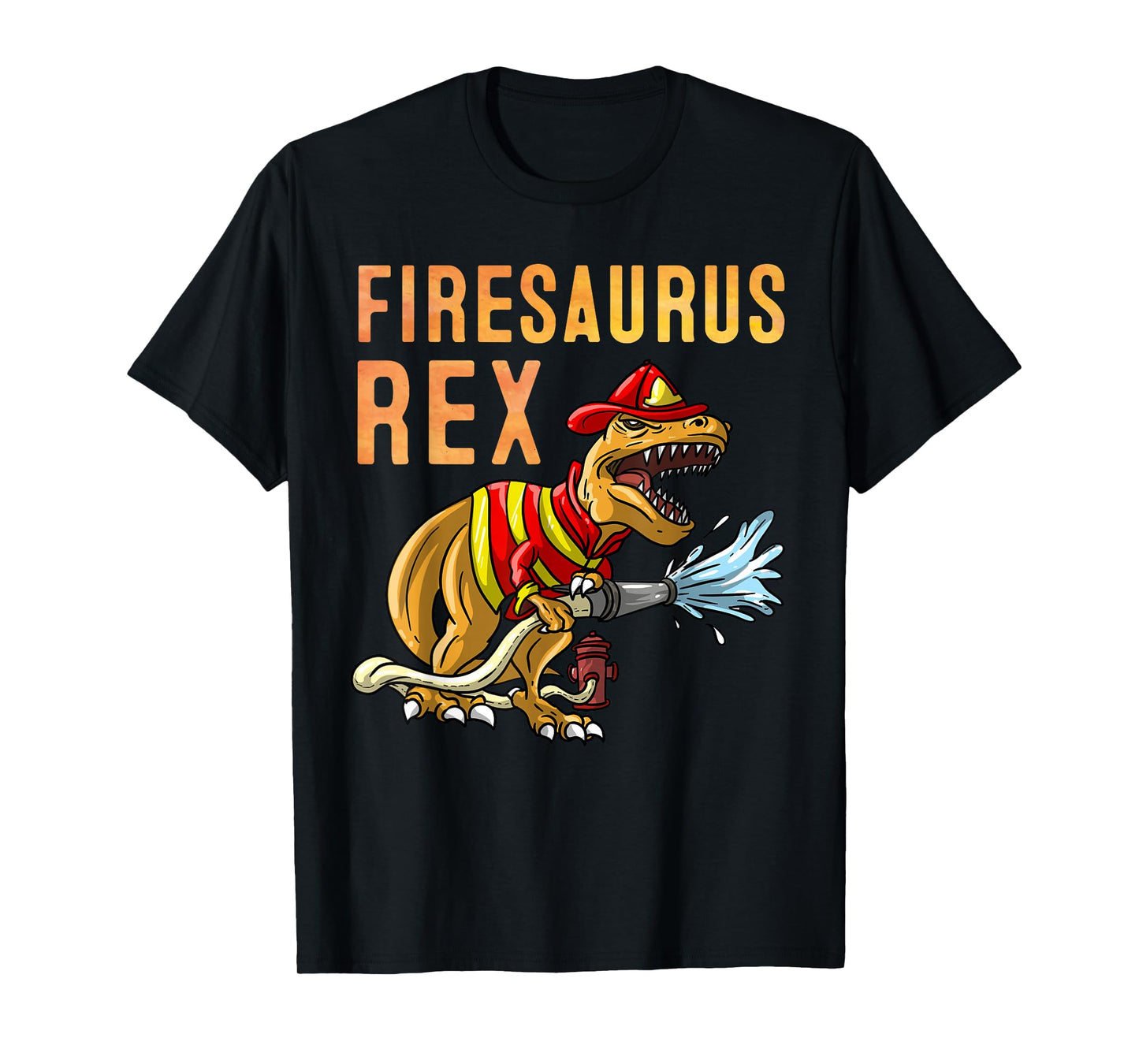 Funny Firefighter Art for Kids Toddlers Fireman Firefighter T-Shirt