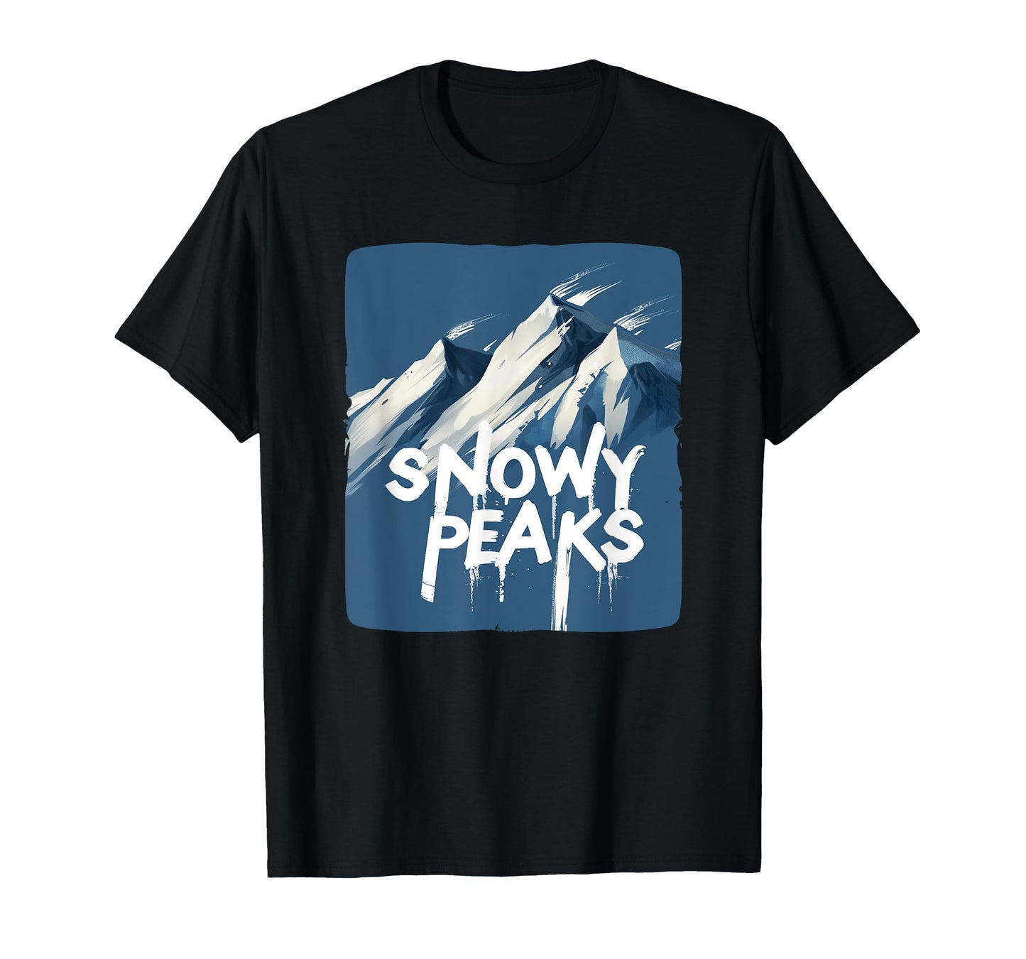 Discover Snowy Peaks with This ICY Adventure Graphic T-Shirt