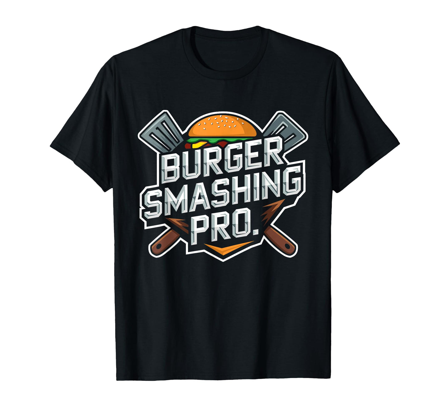 Smash Burger Lover Grilled Cheeseburger Flat Top Cooking T-Shirt