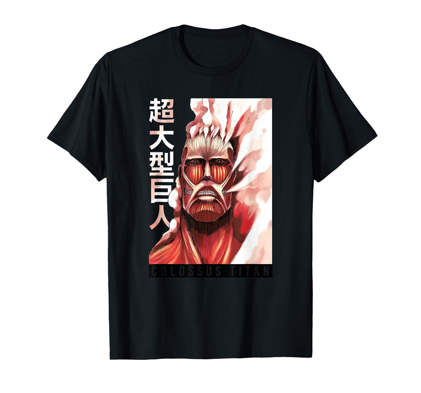 Attack on Titan Colossus Titan with Kanji Anime Manga T-Shirt