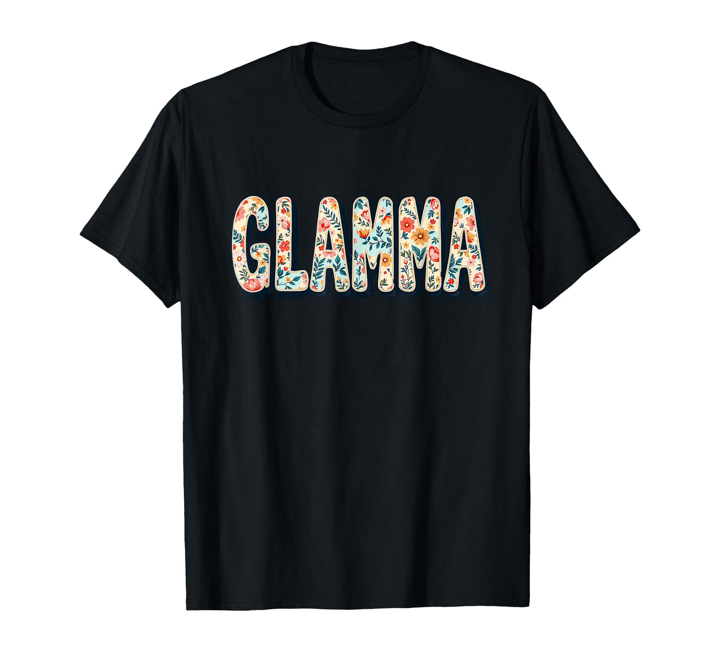 Wildflowers Glamma Floral Mother's Day Glamma T-Shirt