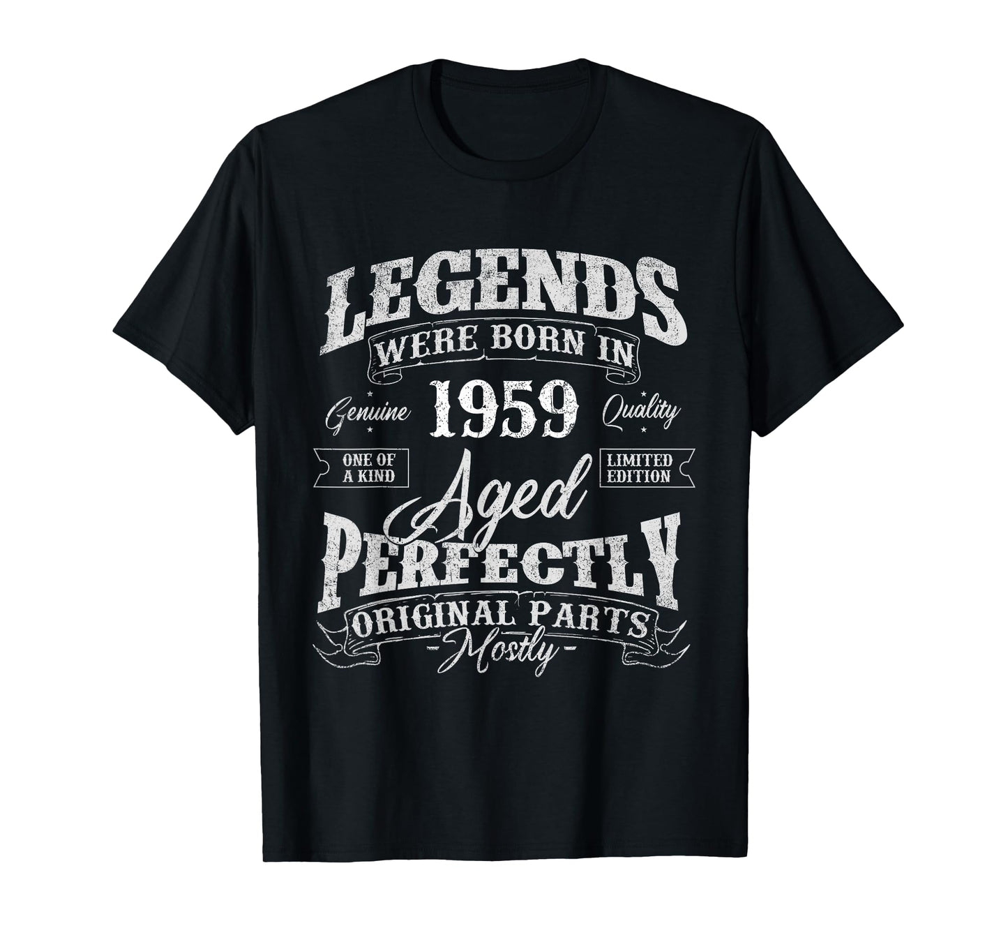 Legends Were Born In 1959 Year Of Birth Birthday T-Shirt