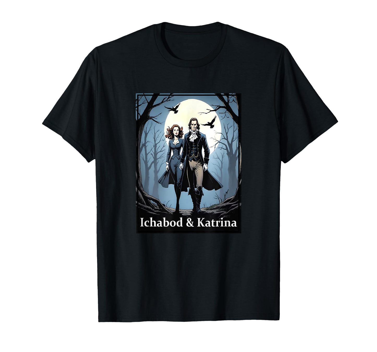 Ichabod Crane & Katrina Van Tassel of Sleepy Hollow T-Shirt