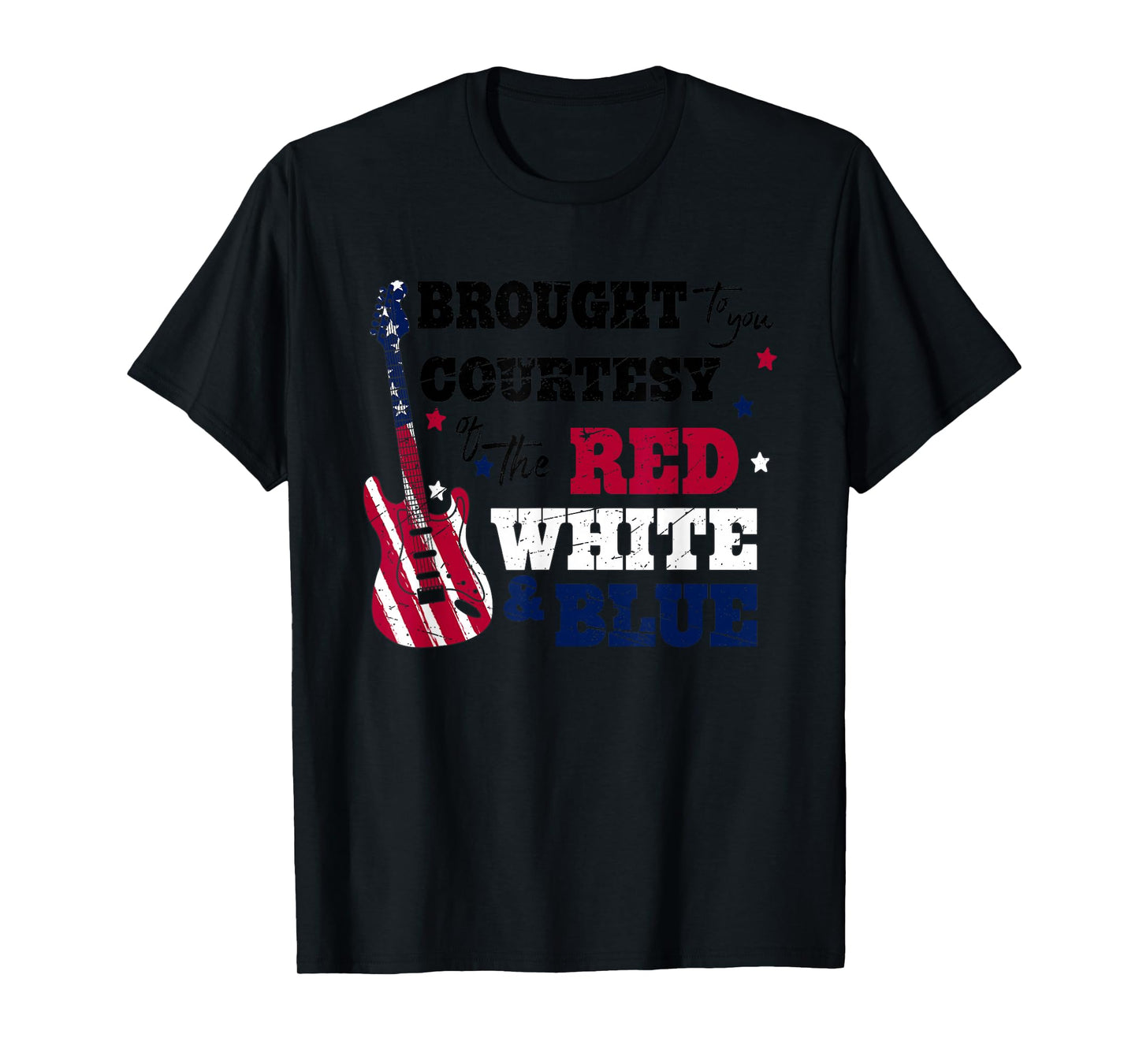 Courtesy Of The Red White And Blue, Western Country Music T-Shirt