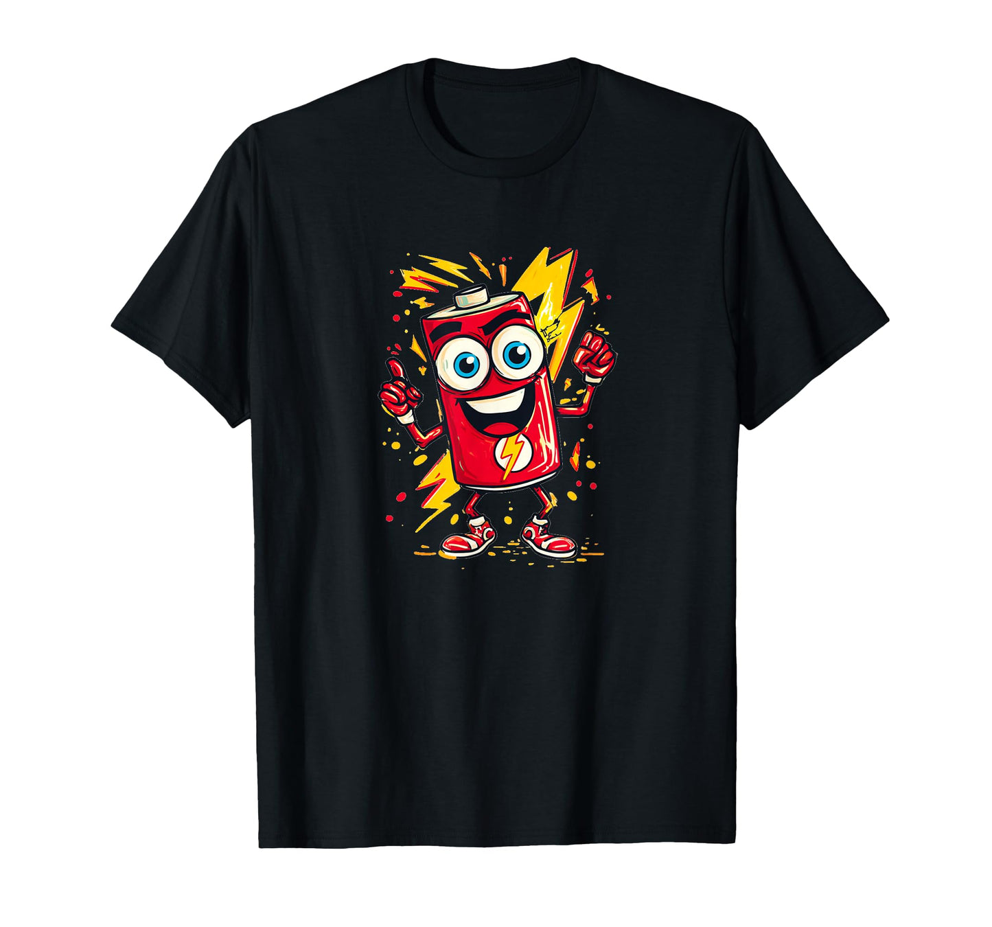 Funny Power Battery Costume T-Shirt