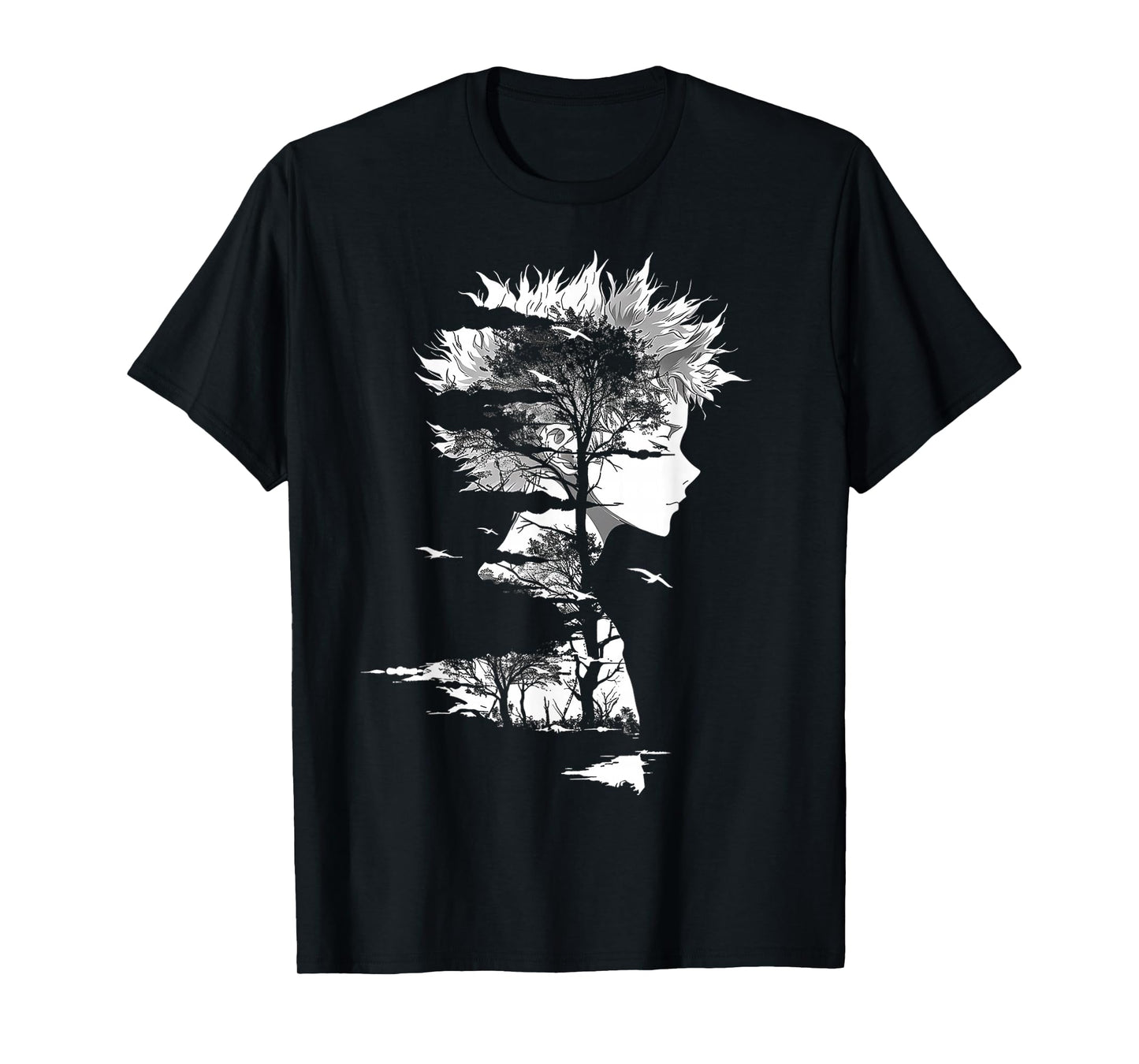 Anime Manga Motif Illustration Anime T-Shirt