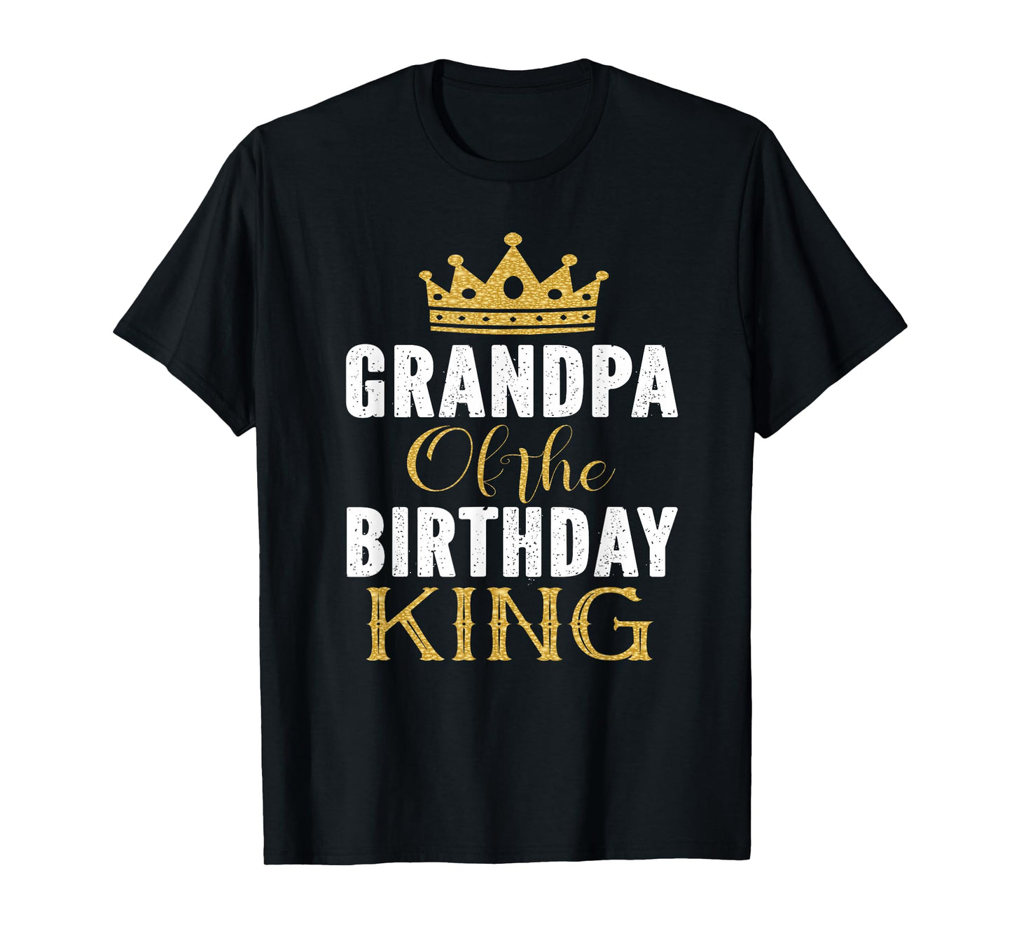 Grandpa Of The Birthday King Boys Bday Party Gift For Him T-Shirt