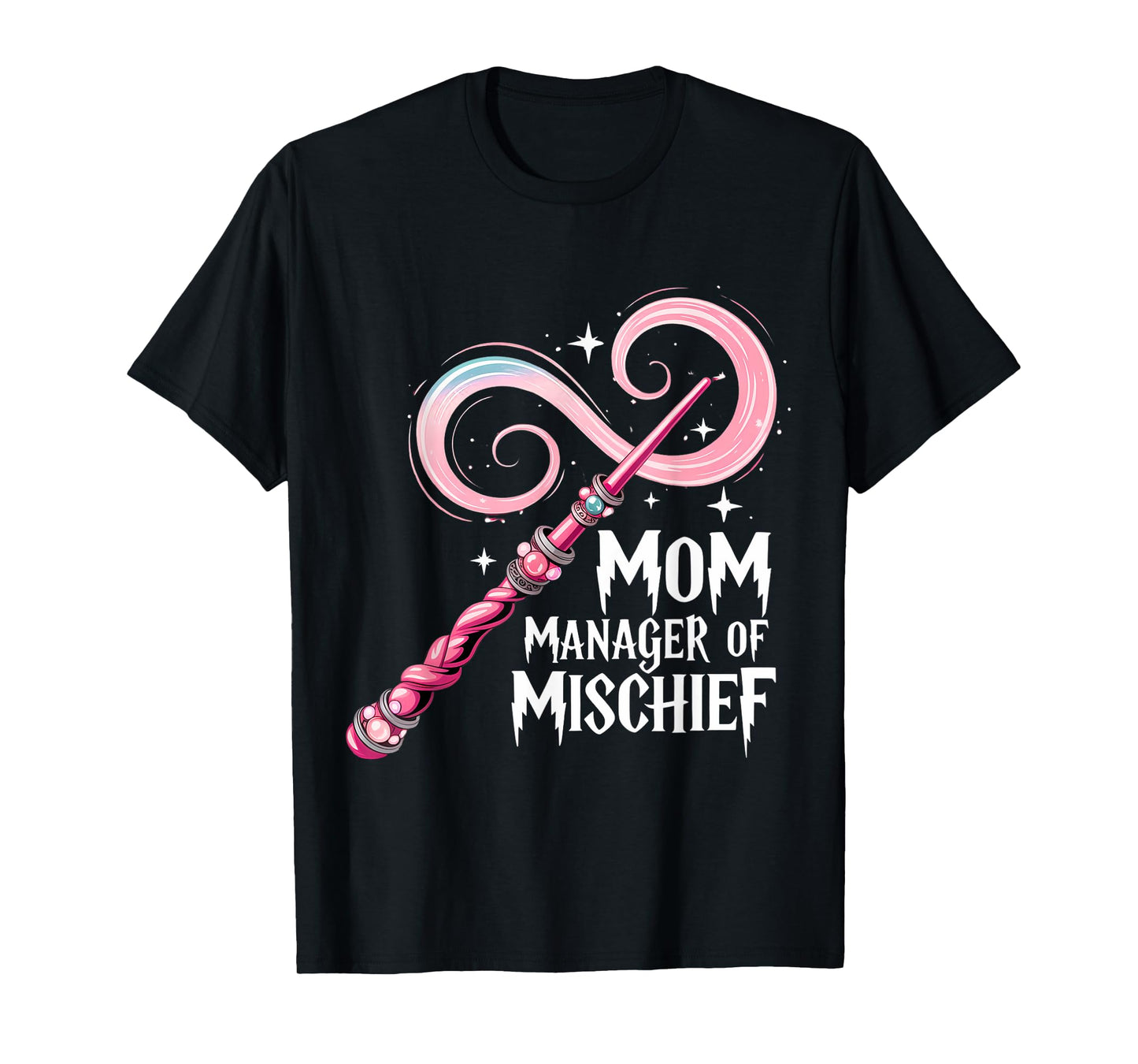 Funny Women Magical Mom Manager of Mischief halloween T-Shirt
