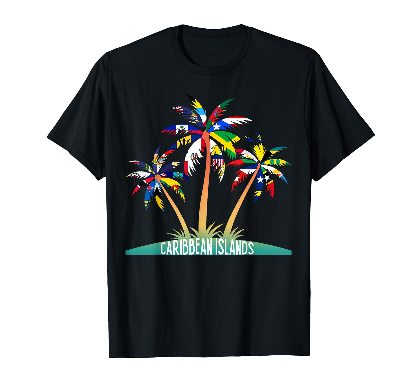 Caribbean Islands Flags, West Indies Flags T-Shirt