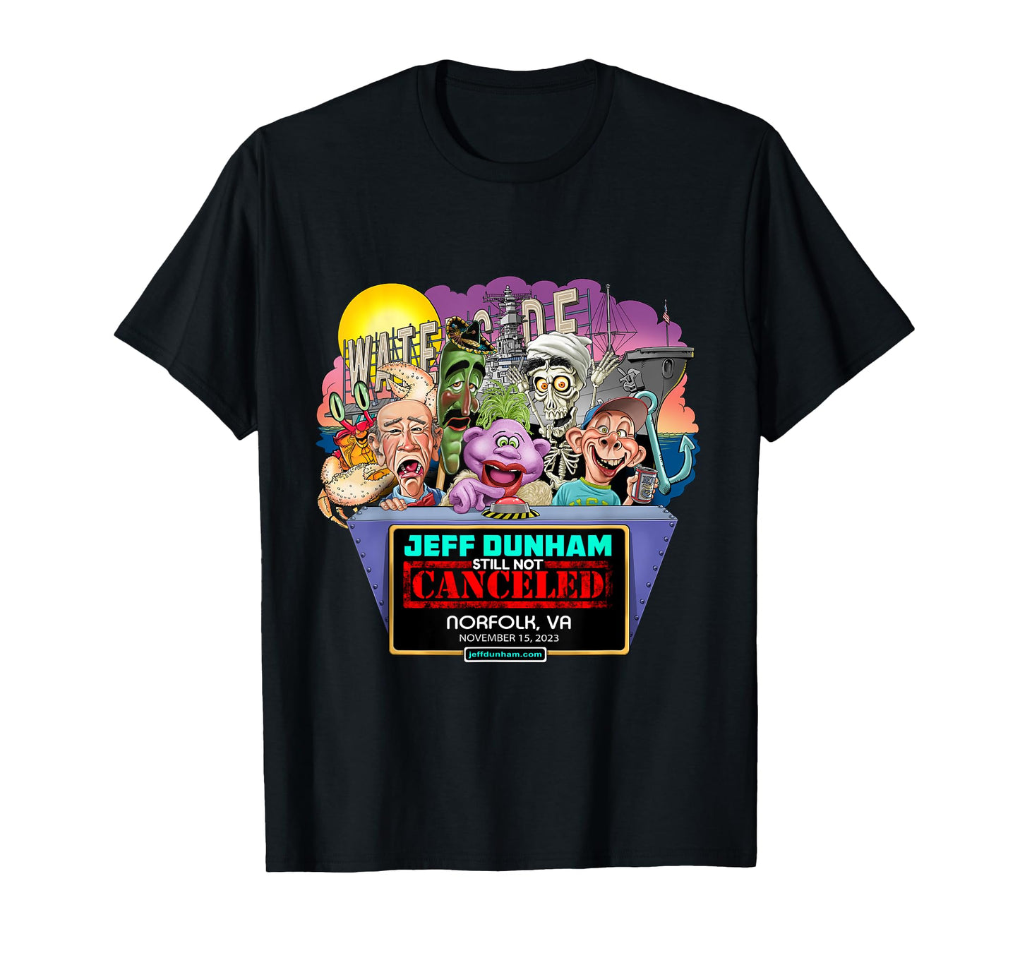 Jeff Dunham Norfolk, VA (2023) T-Shirt