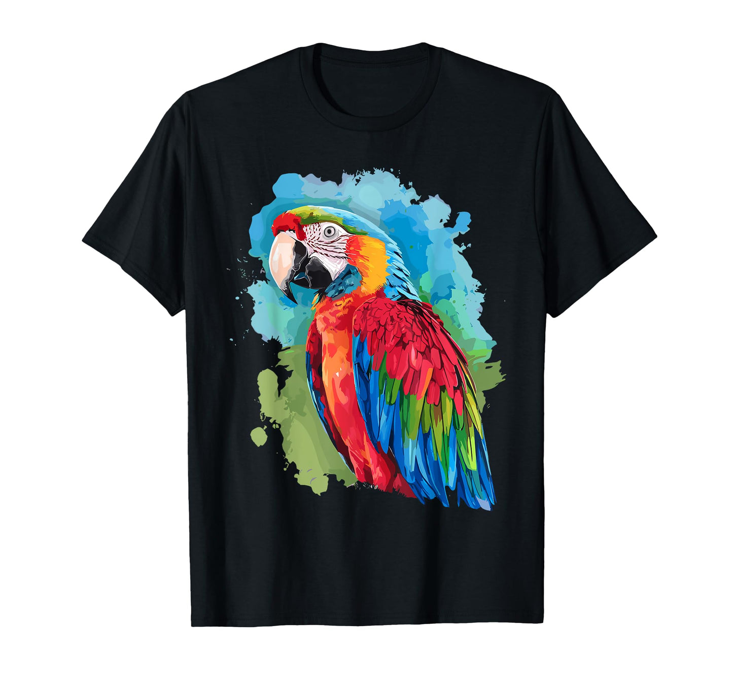 Best Parrot Art For Men Women Kids Tropical Parrot Lover T-Shirt