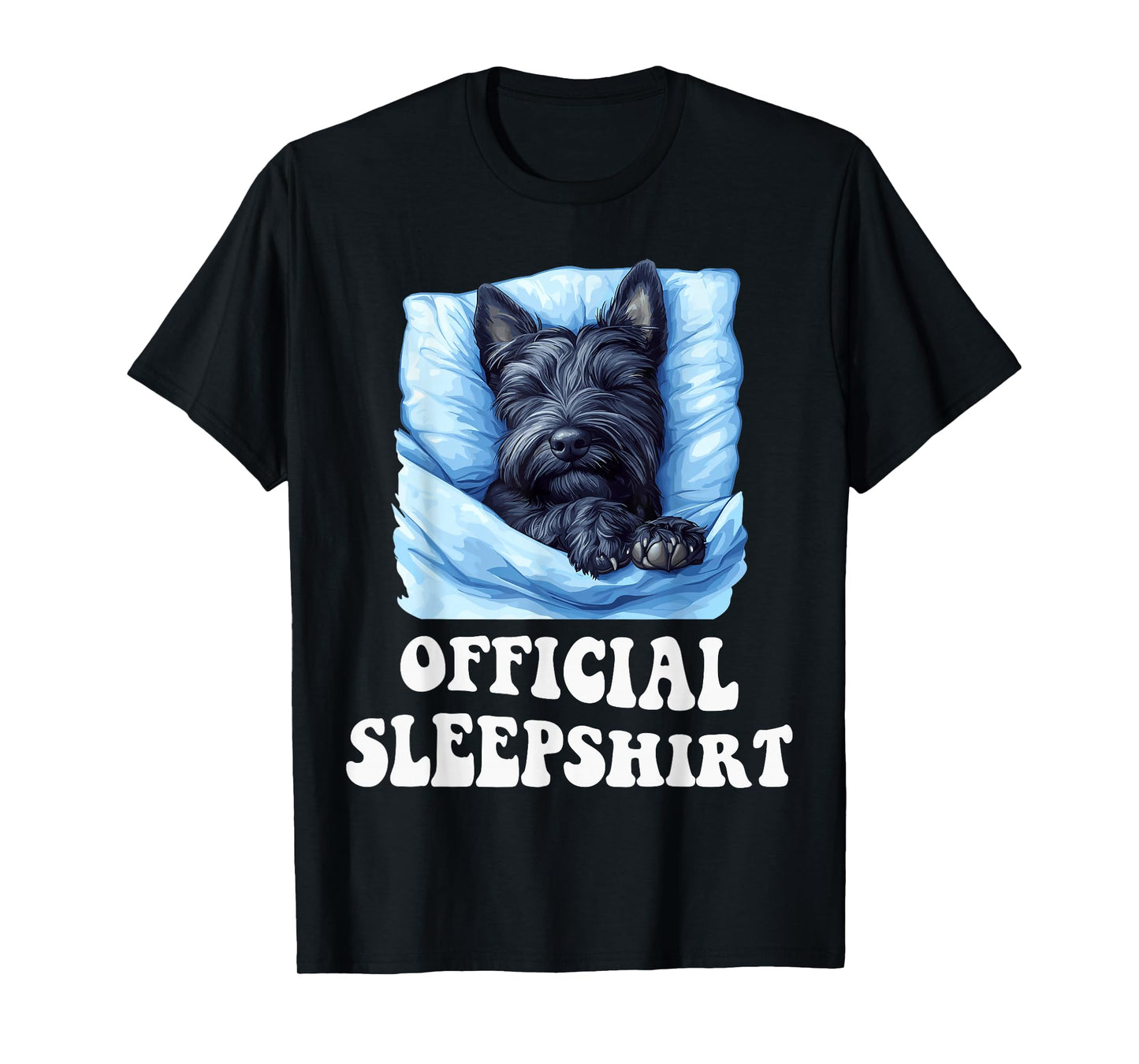 Official Scottish Terrier Sleepshirt Dog Lover Sleepwear T-Shirt