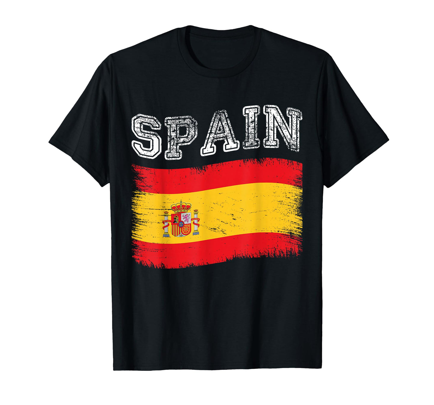 Spanish Flag Tourist Holiday Destination Spain Flag T-Shirt