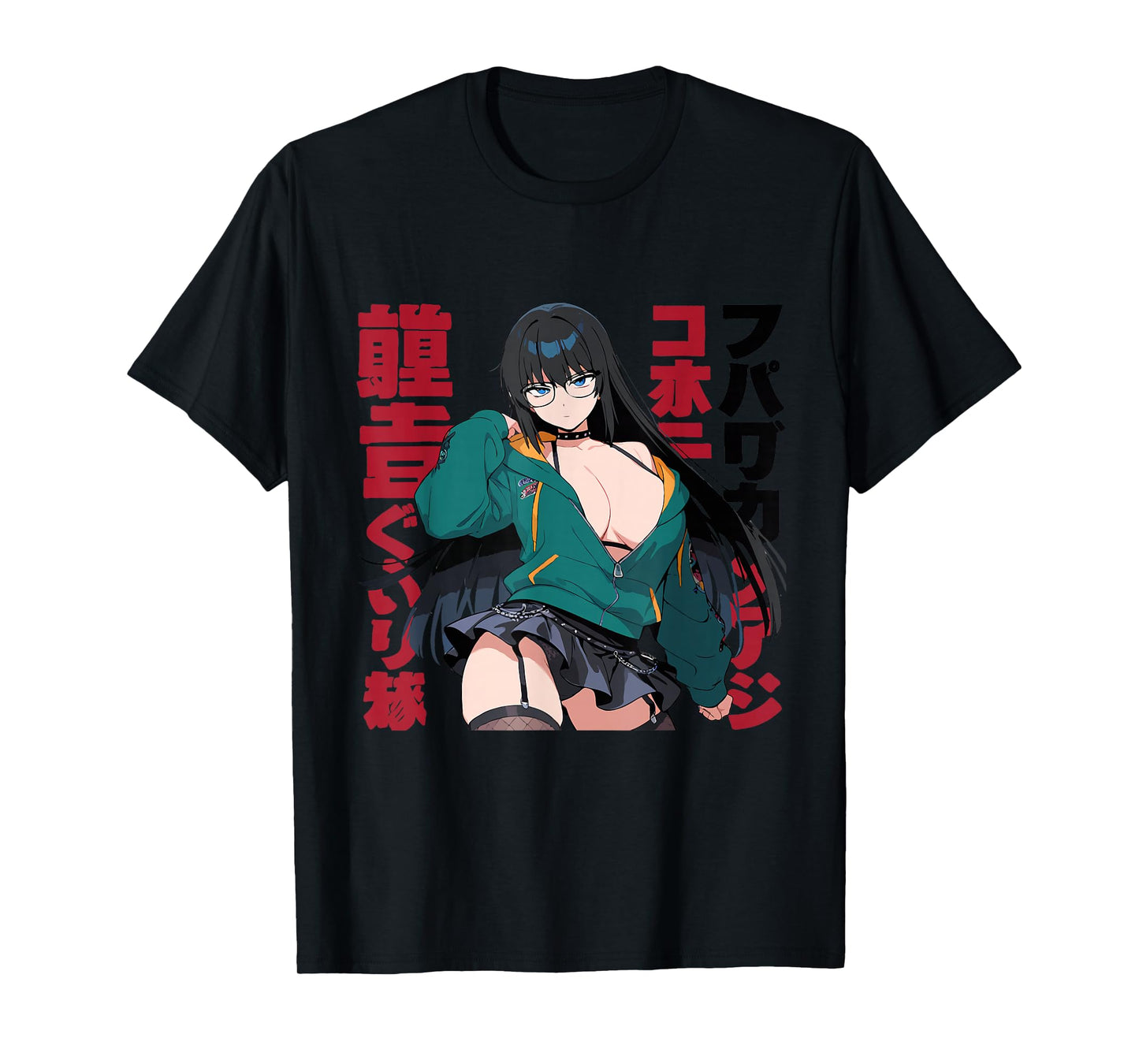 Waifu Sexy Anime Girl Model Cover Page Japanese Style T-Shirt