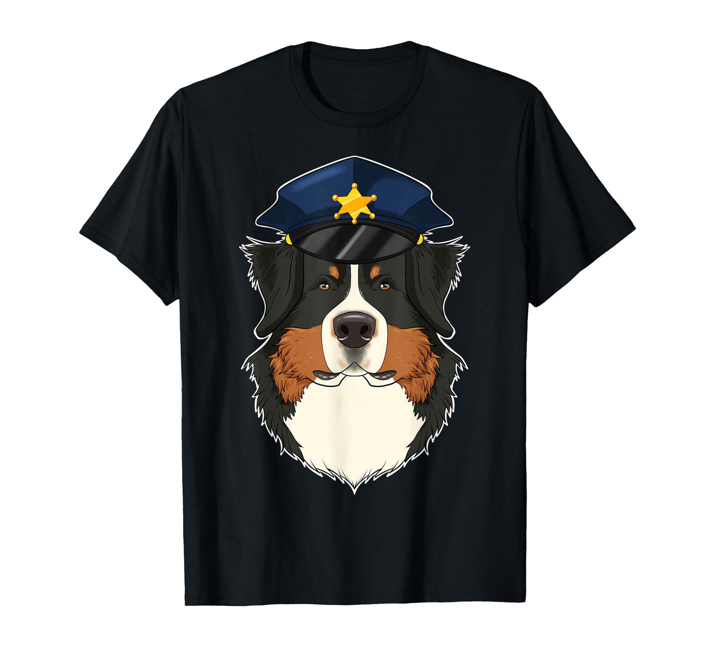 Canine Handler I Police Dog I Police Bernese Mountain Dog T-Shirt