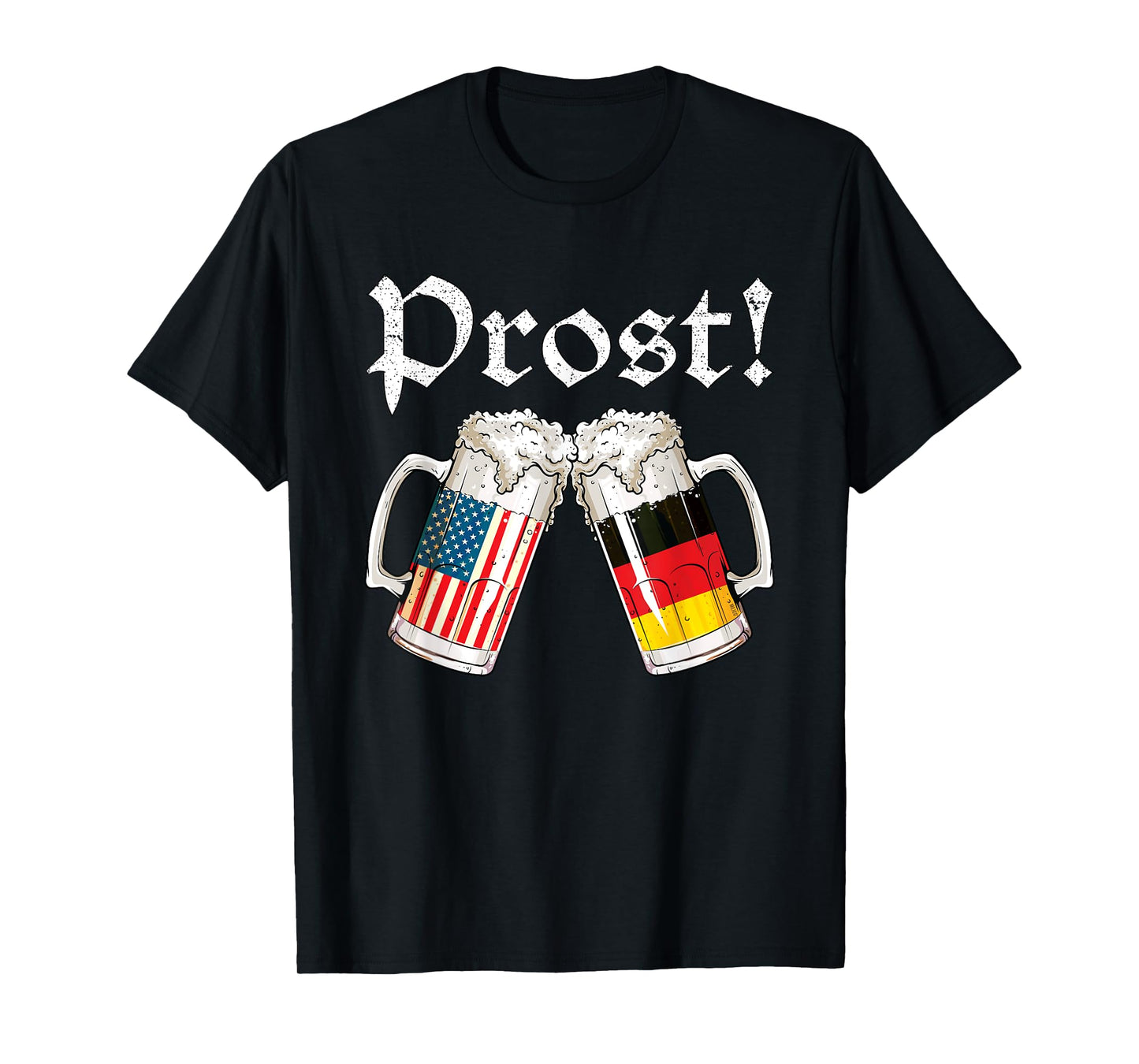 Oktoberfest American German Flag Beer Prost T-Shirt