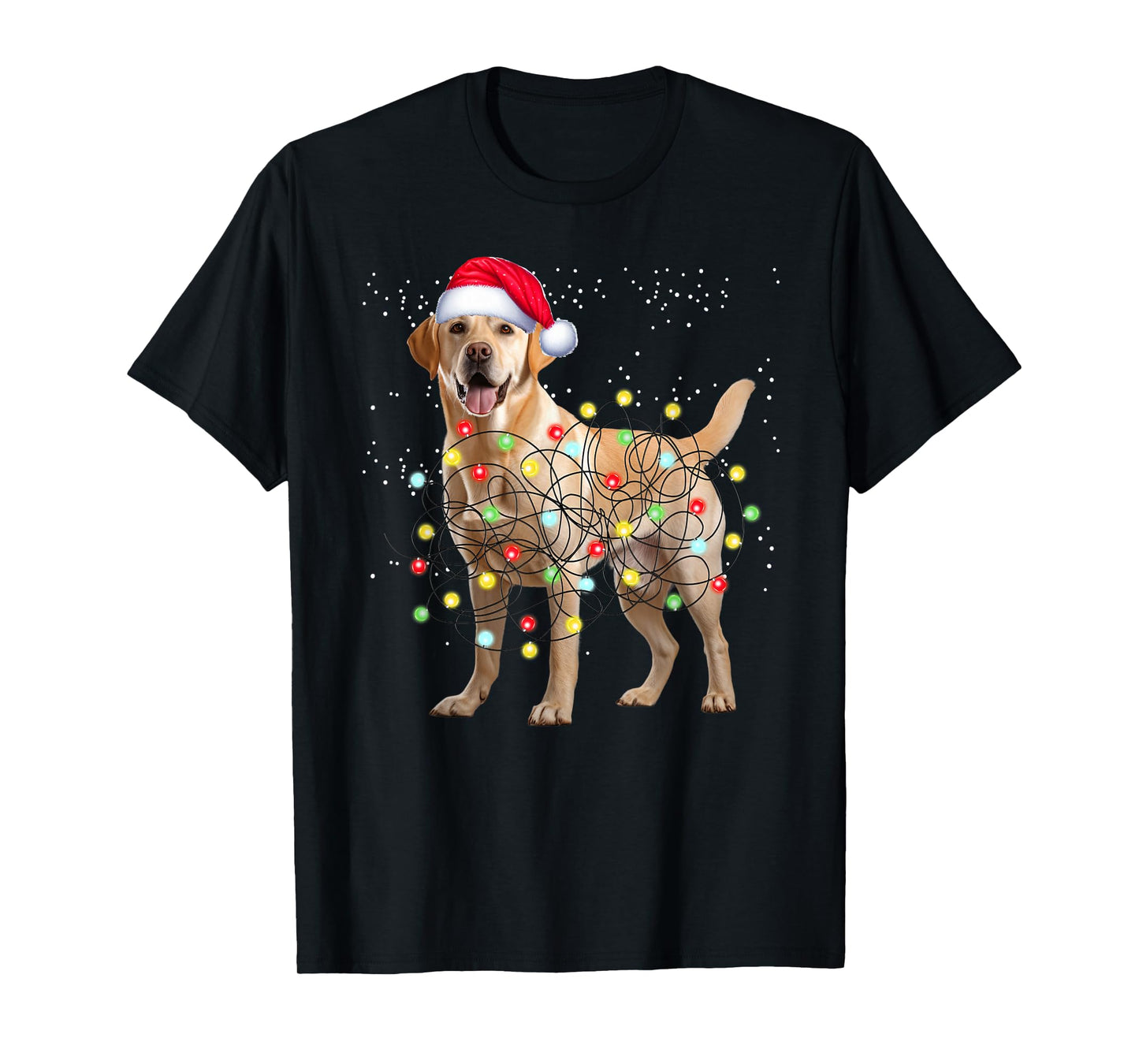Labrador Retriever Dog Tree Christmas Sweater Xmas Pet T-Shirt