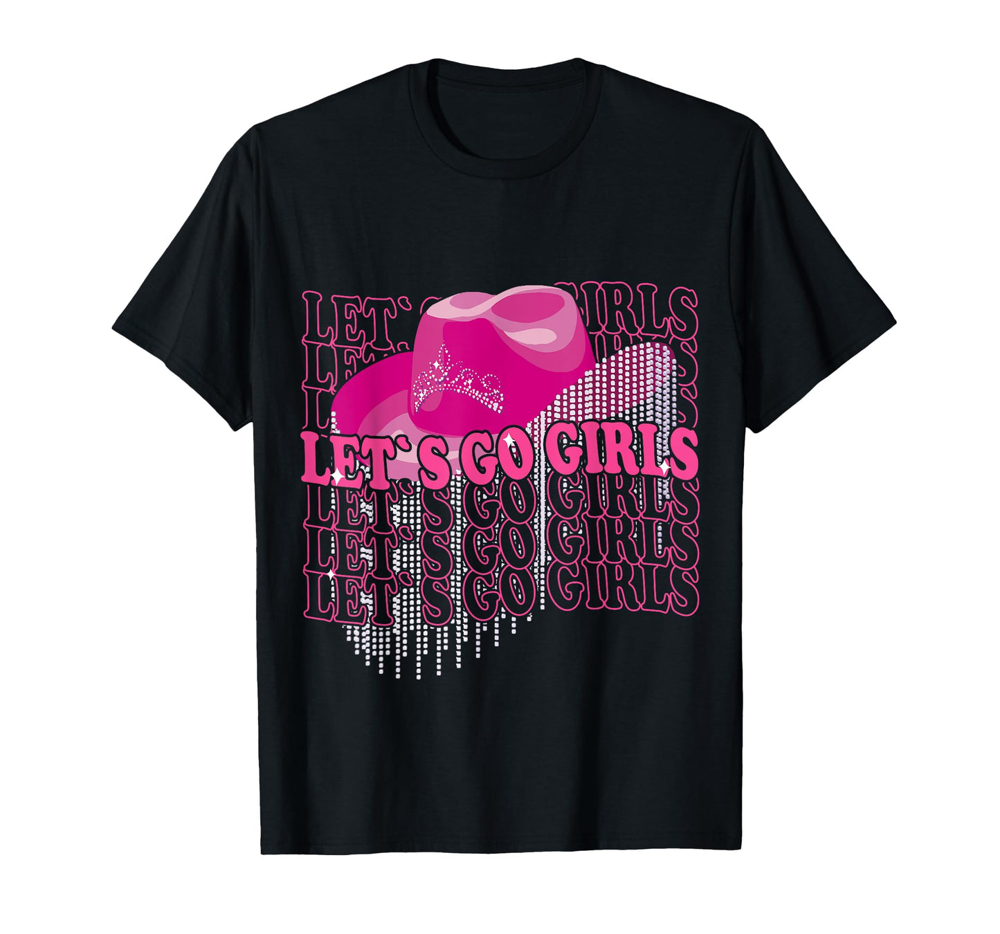 Let´s Go Girls - Country Southern Western Leopard Cow T-Shirt