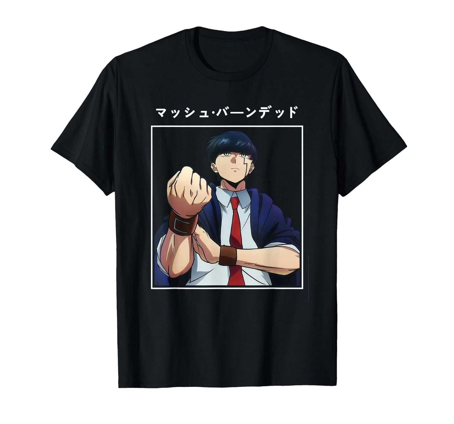 Mash Burnedead Muscles Anime Magic Funny Cool Cute Manga Guy T-Shirt