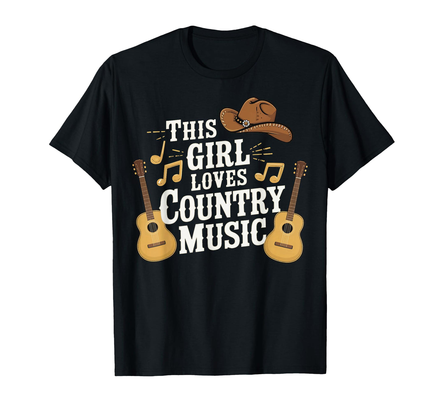This Girl Loves Country Music T-Shirt