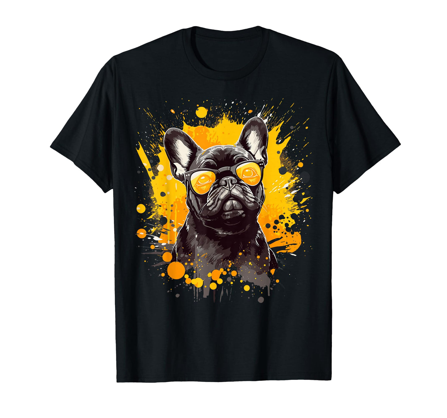 French Bulldog With Sunglasses T-Shirt