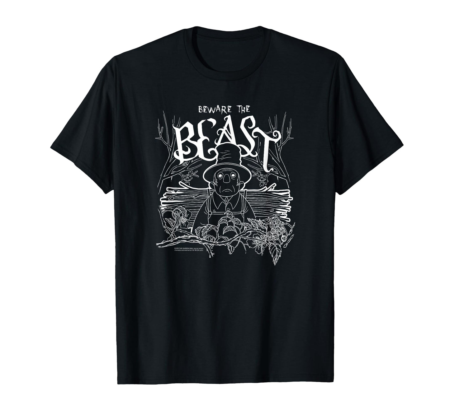 Over The Garden Wall Beware The Beast Illustration Cartoon T-Shirt