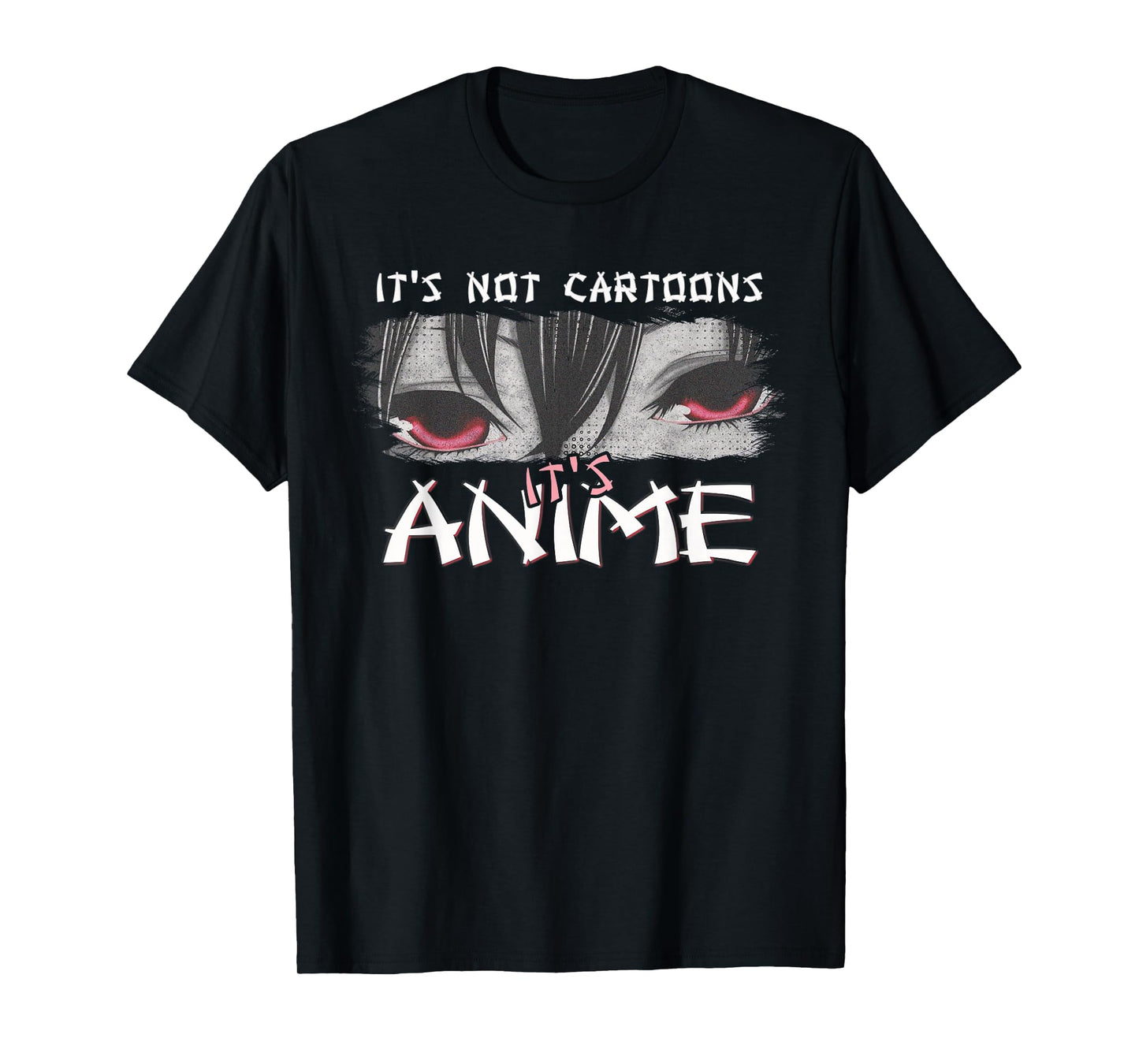 Japanese Animation Characters Its Not Cartoons It's Anime T-Shirt