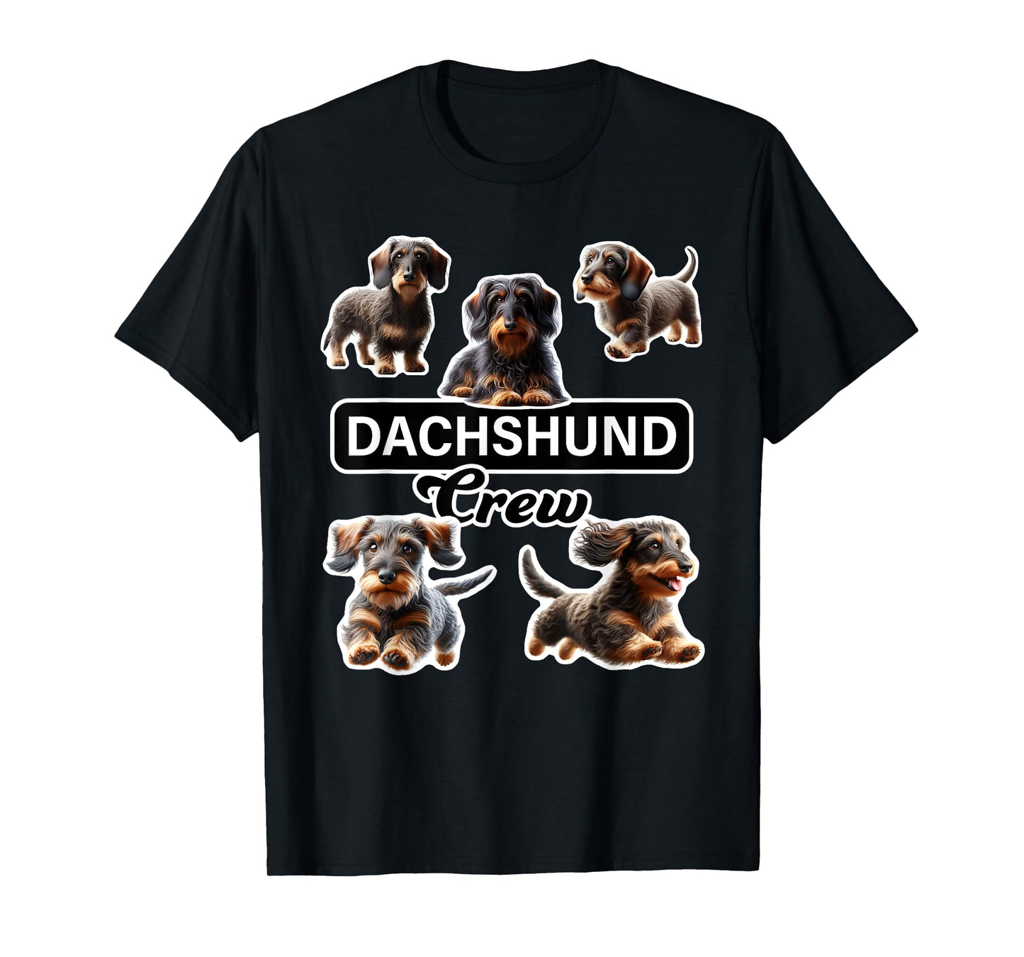 Wirehaired Dachshund Crew T-Shirt