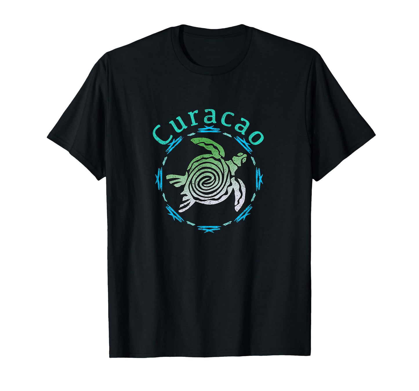 Curacao Vintage Tribal Turtle Gift T-Shirt