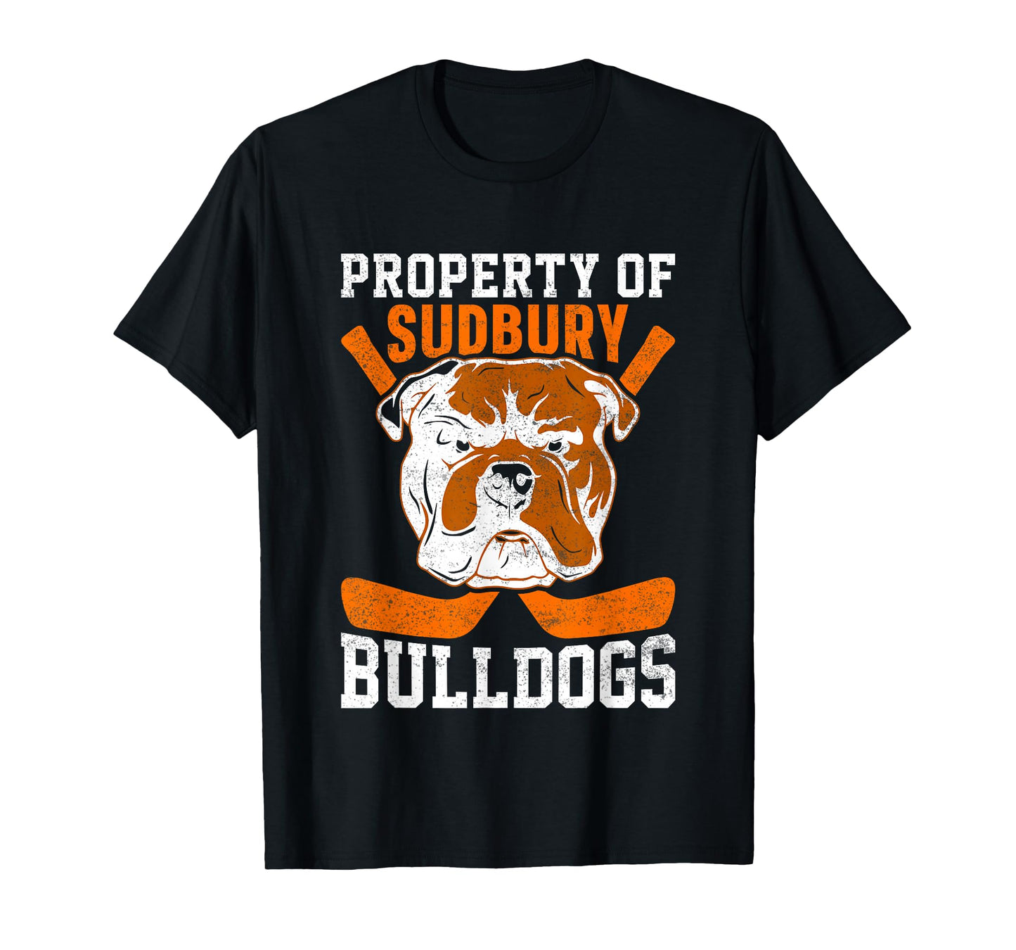 Bulldog Property of Sudbury Bulldogs Pet Dog T-Shirt
