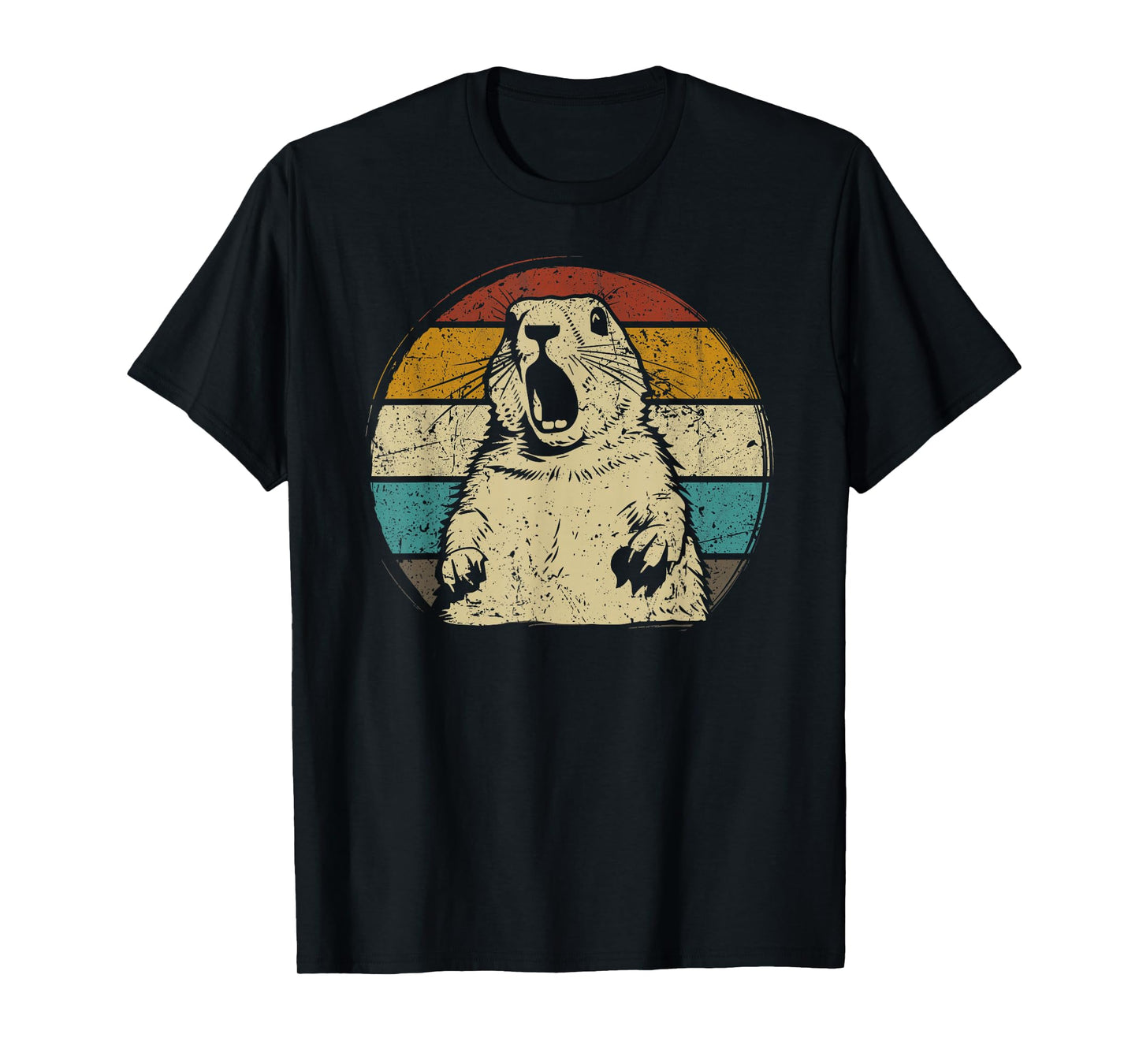 Prairie dog vintage for Prairie Dog Lover 60s 70s Retro T-Shirt