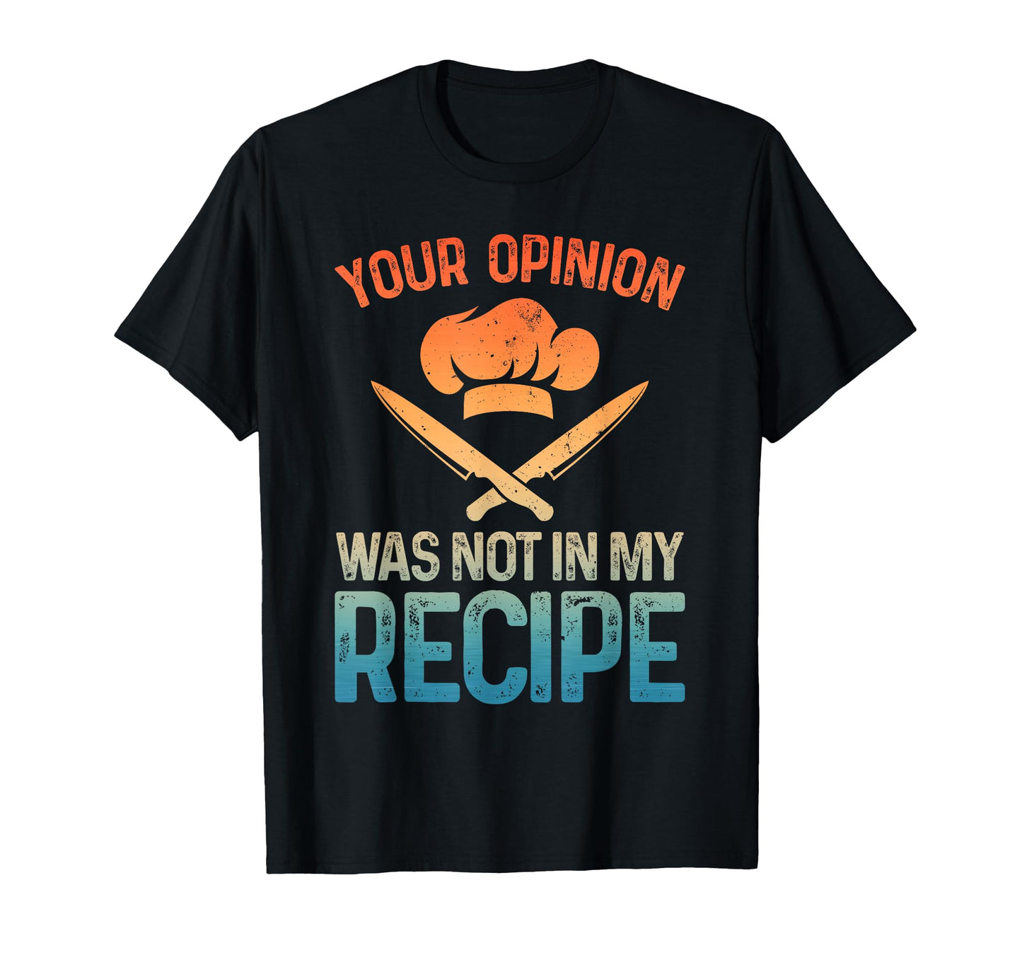 Funny Chef Design for Men Women Cook Cooking Culinary Chef T-Shirt