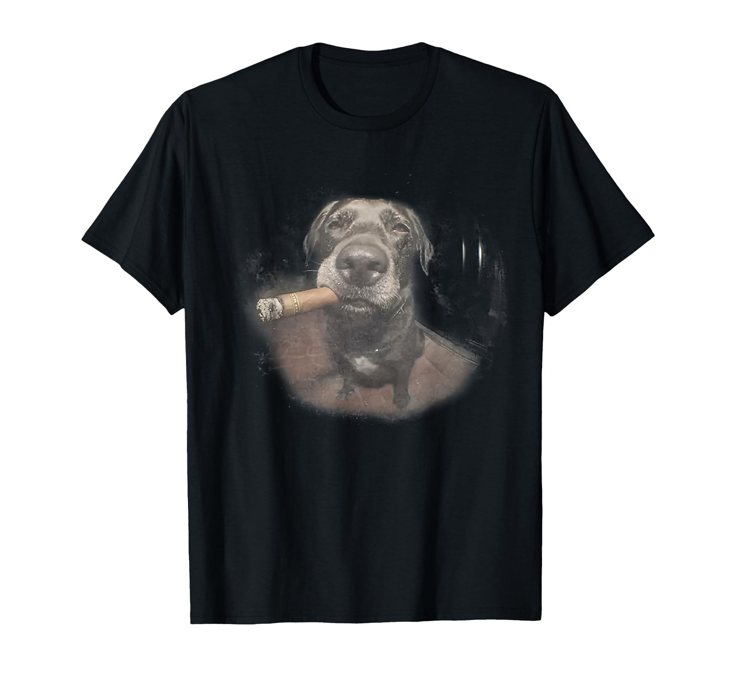 Funny Smoking Dog T-Shirt
