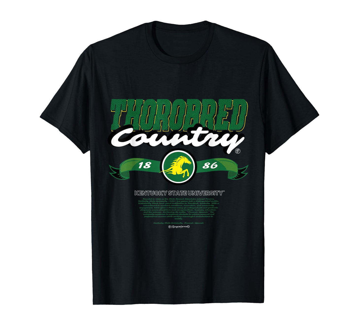 Kentucky State University - Thorobred Country - KSU HBCU T-Shirt