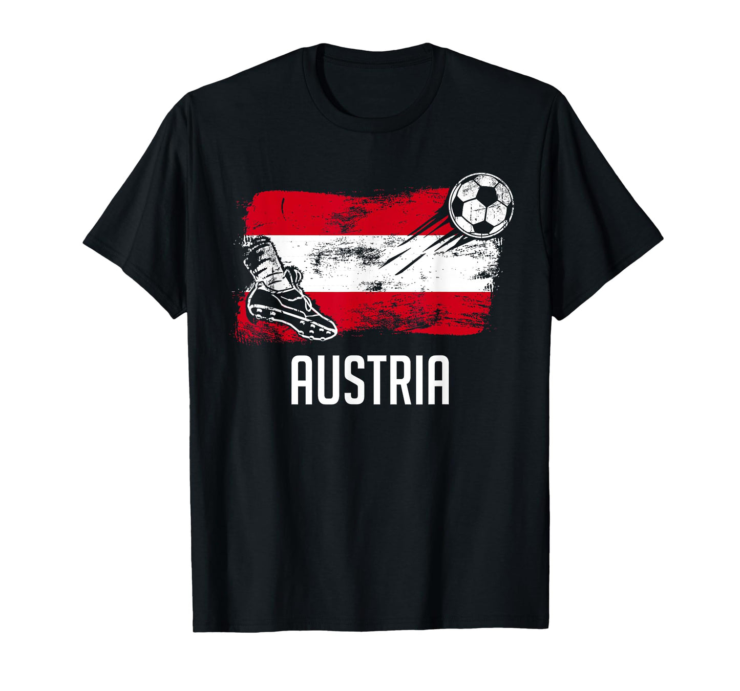 Austria Flag Jersey Austrian Soccer Team Austrian T-Shirt