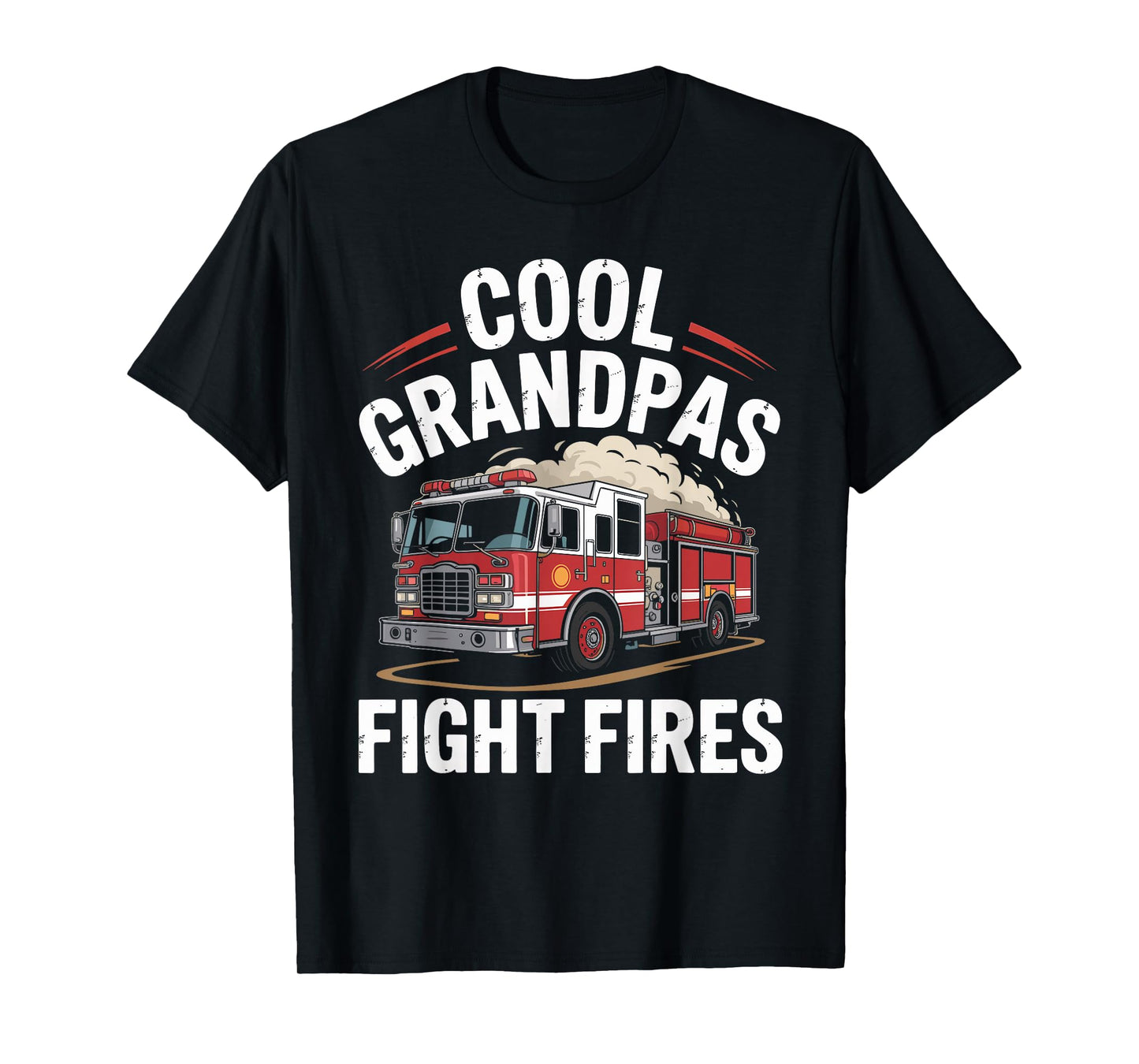 Cool Grandpas Fight Fires Firefighter T-Shirt