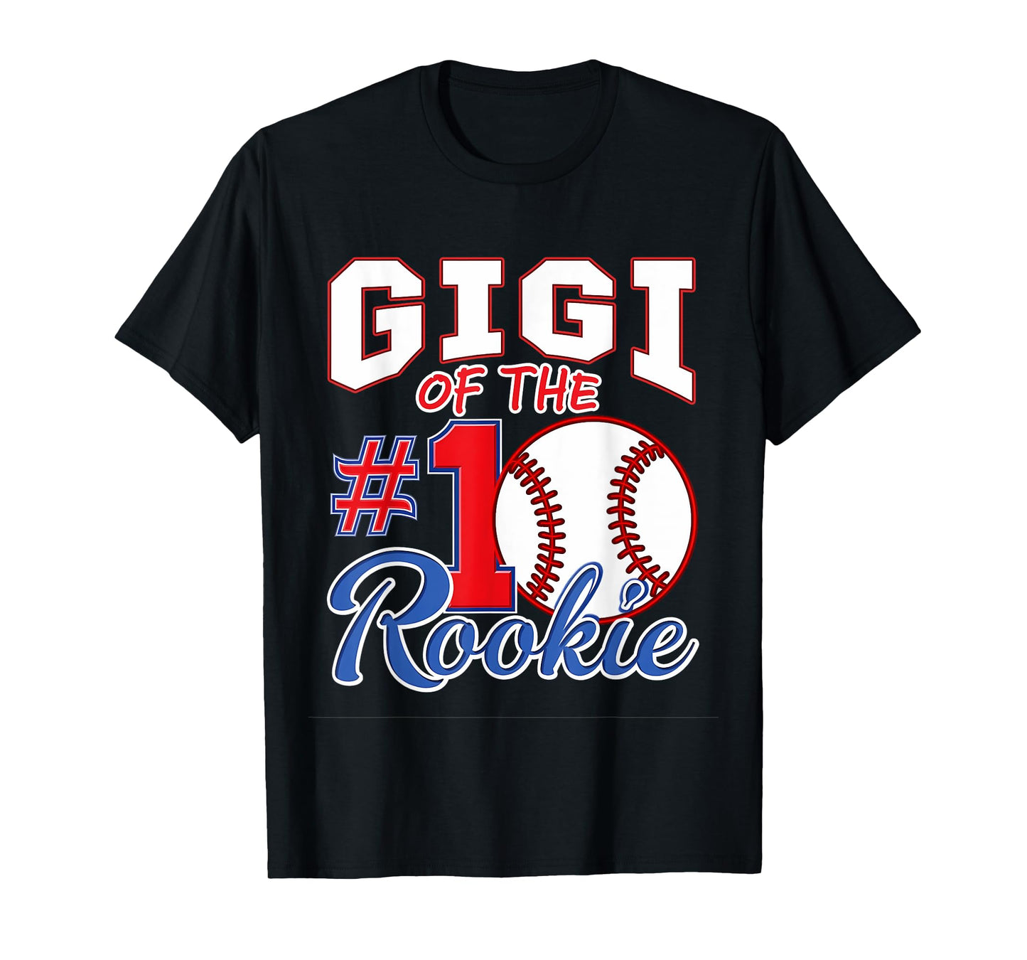 Retro Grandma Gigi Of The Number 1 Rookie Baseball T-Shirt